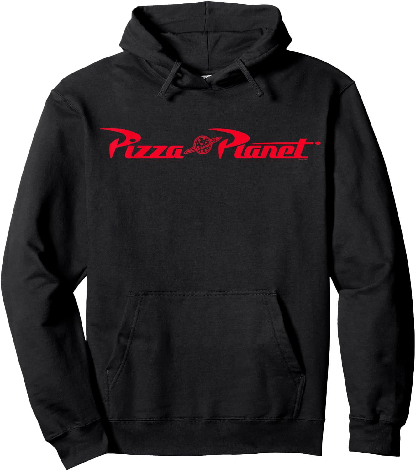 Disney and Pixar's Toy Story Pizza Planet Official Logo Hoodie - Hoodie | Black