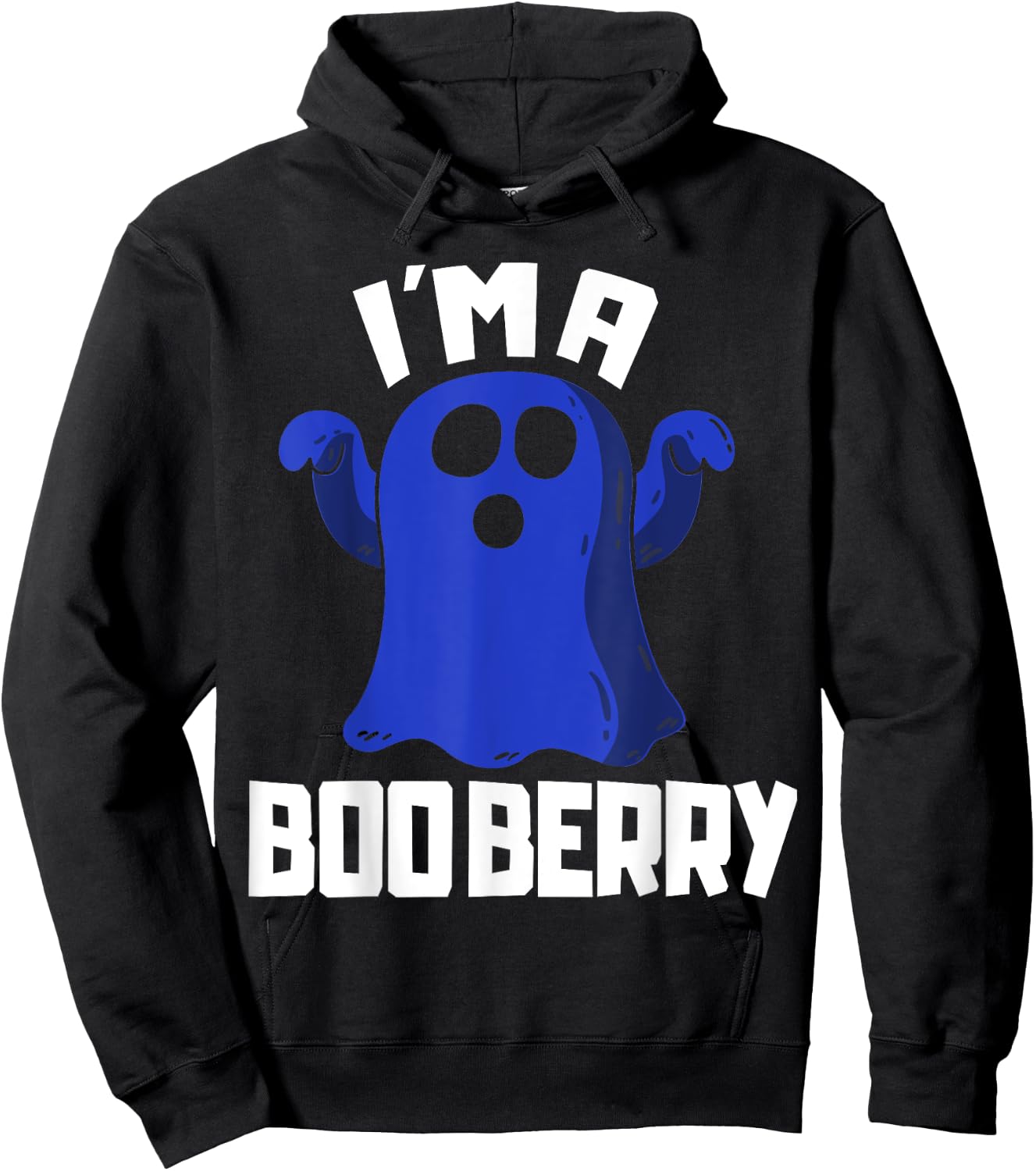 Boo Berry Halloween Funny Blueberry for Berries Fans Hoodie - Hoodie | Black