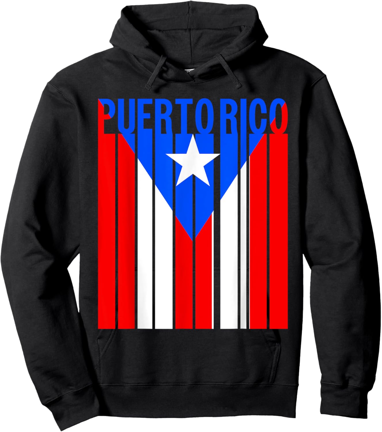 Puerto Rico Flag Hoodie - Hoodie | Black