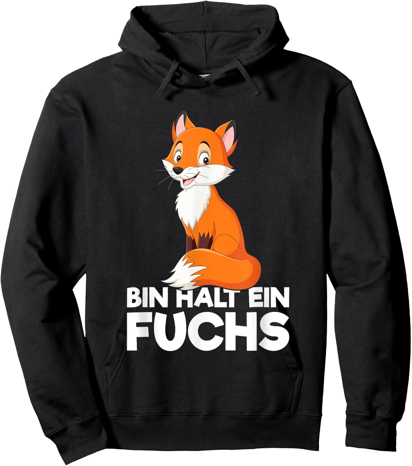 Bin Halt Ein Fuchsiges Statement , black Hoodie - Hoodie | Black