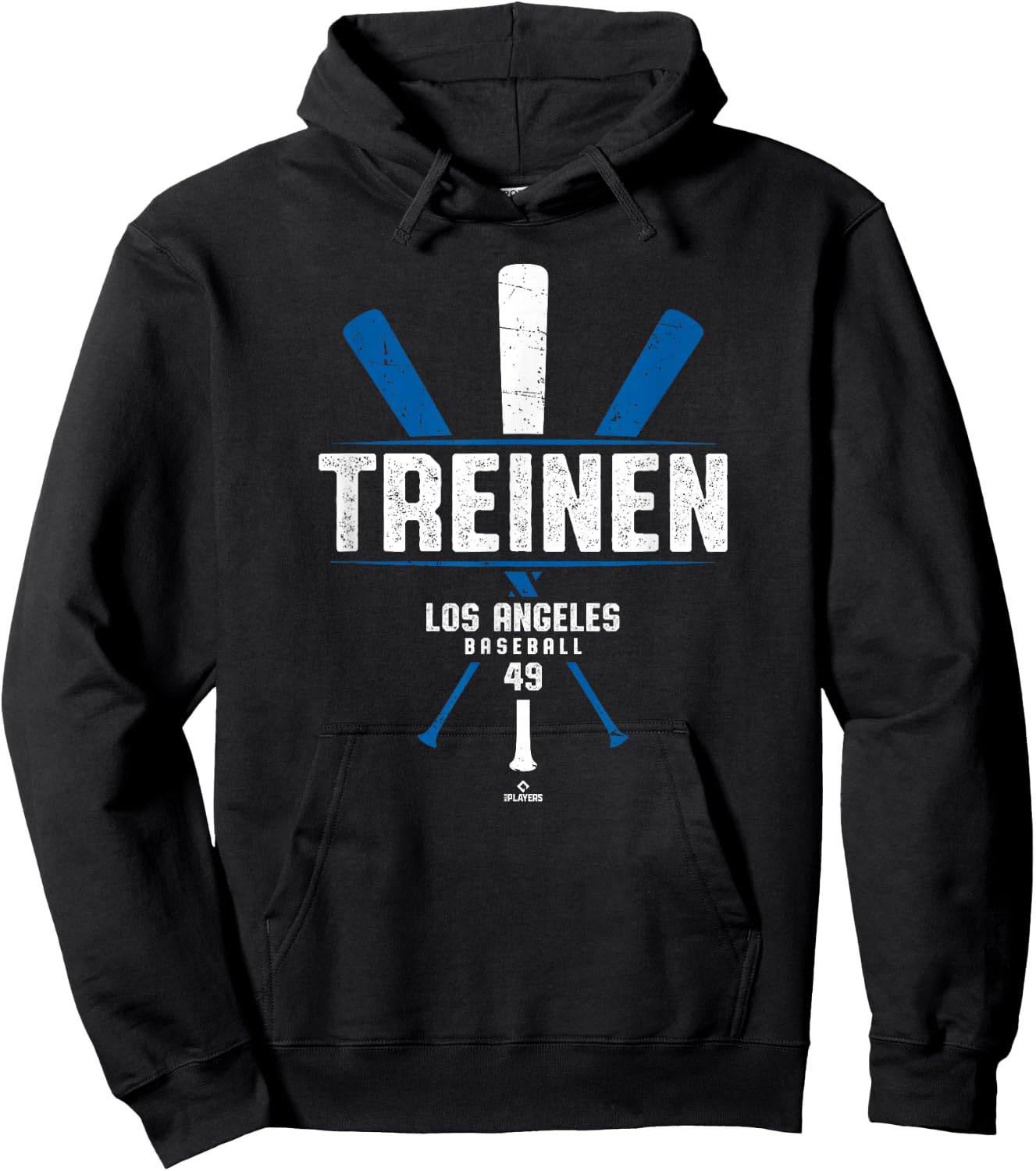 Vintage Baseball Bat Gameday Blake Treinen Los Angeles Hoodie - Hoodie | Black