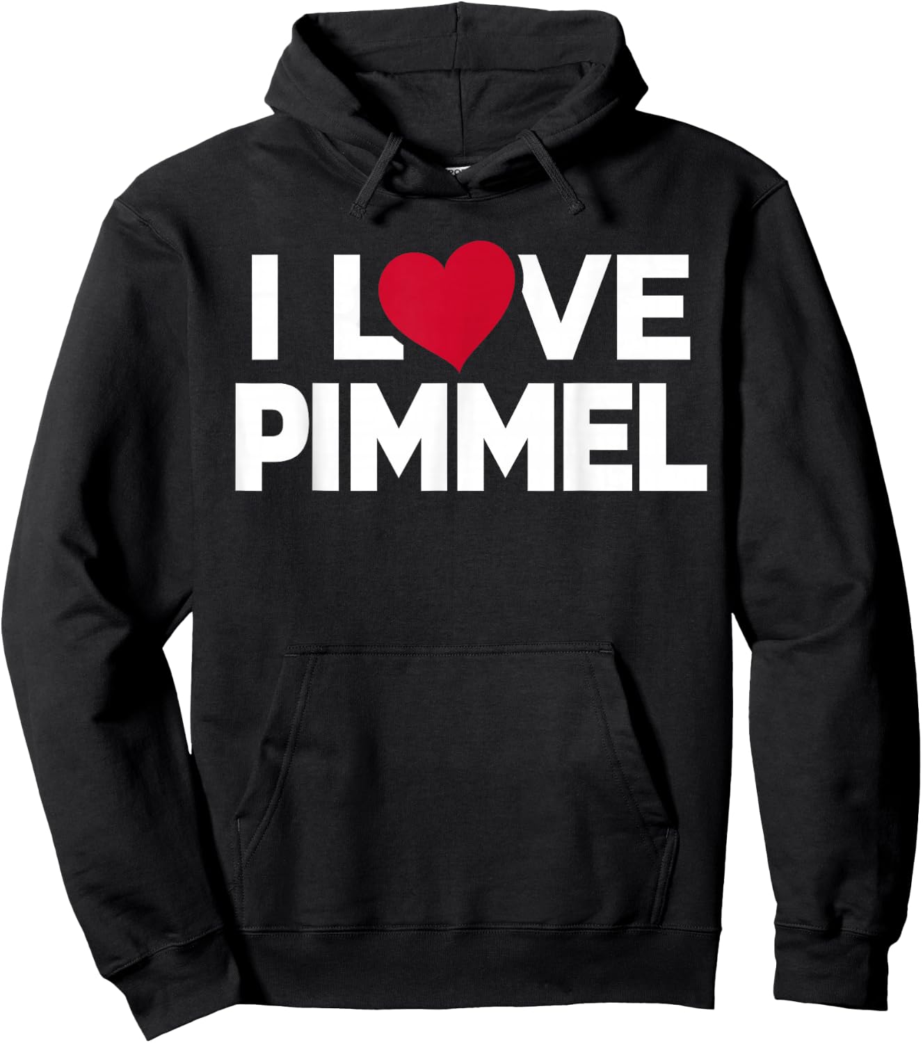 I Love Pimmel Erotic Joke Item Tails , black Hoodie - Hoodie | Black