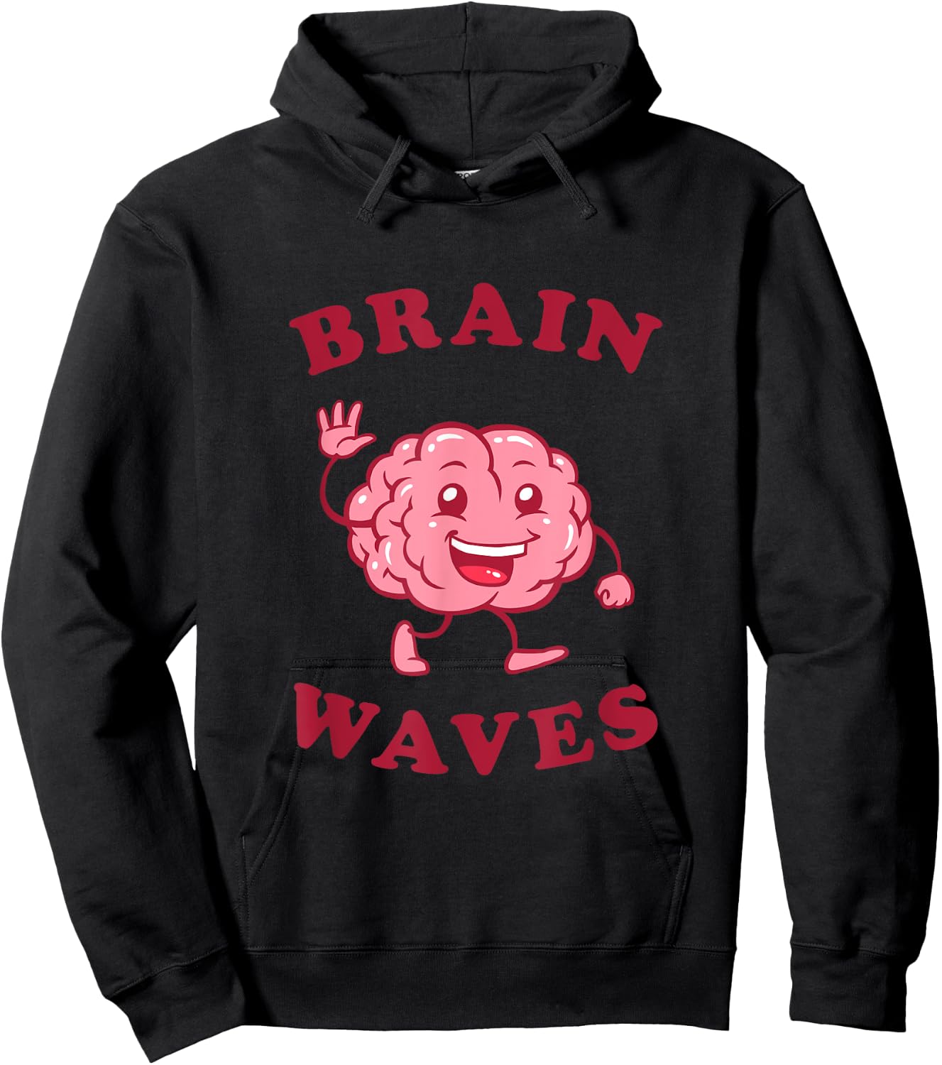 Brain Waves - Funny Science Biology Hoodie - Hoodie | Black