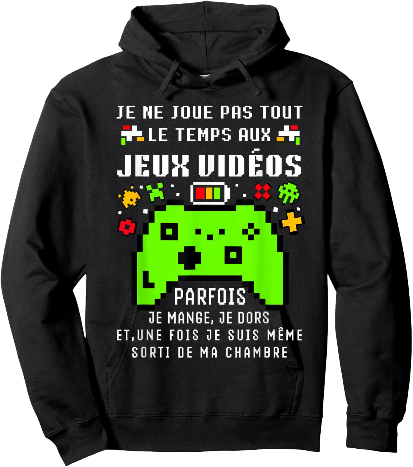 Funny Gamer Teen Video Games Gift Gamer Christmas Funny , Black, S Hoodie - Hoodie | Black