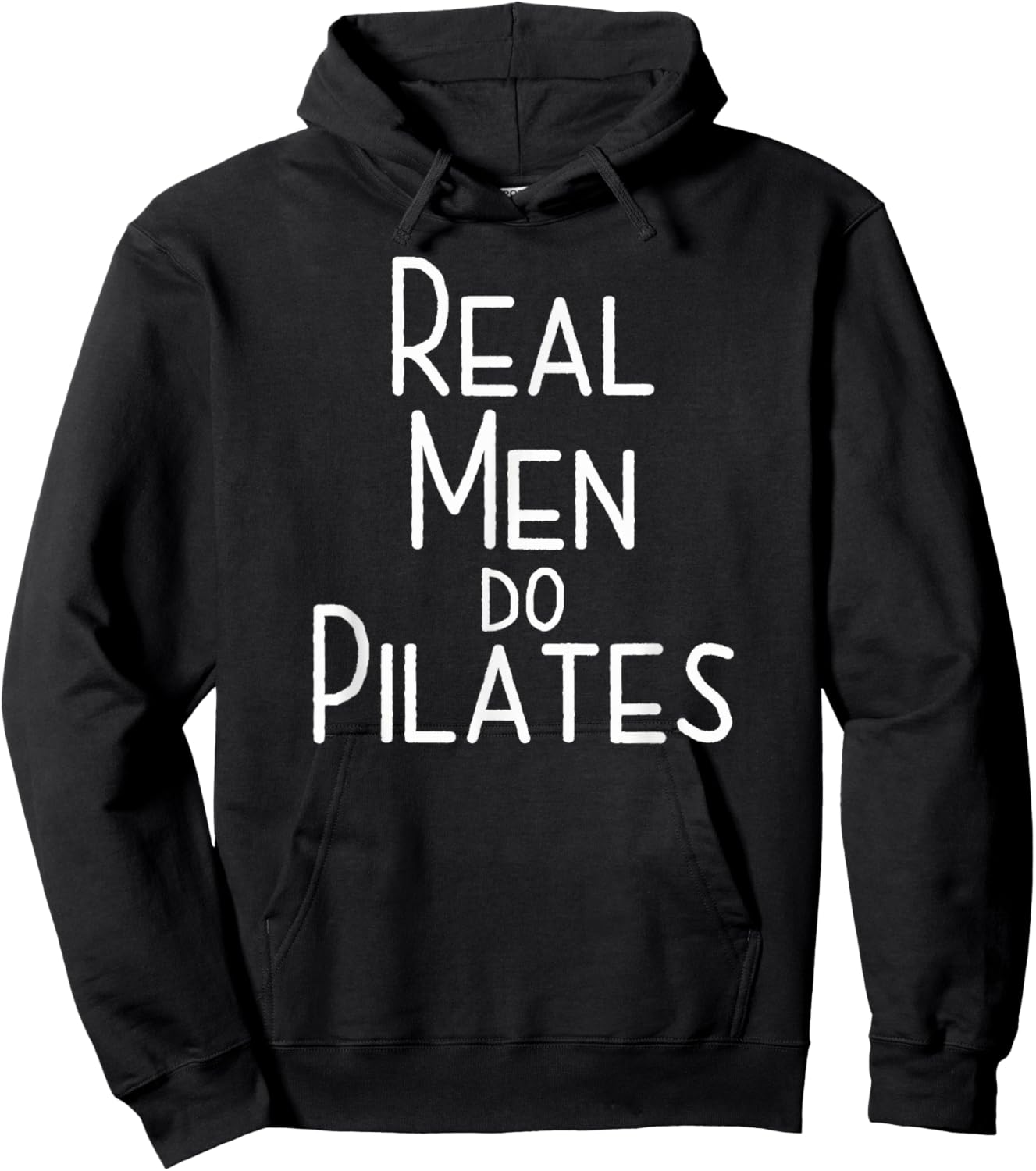 Real Men Do Pilates Hoodie - Hoodie | Black