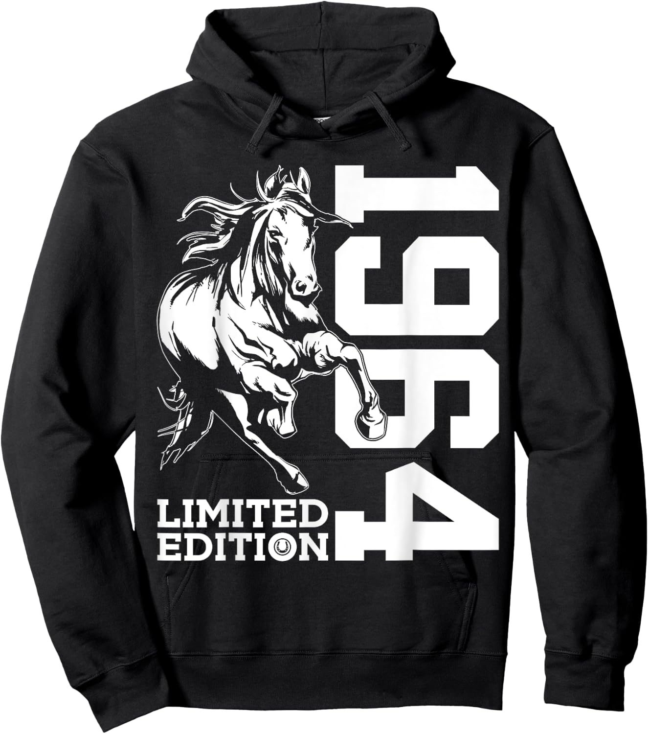 Riding 61st Birthday Horse Limited Edition 1964 Rider Hoodie - Hoodie | Black