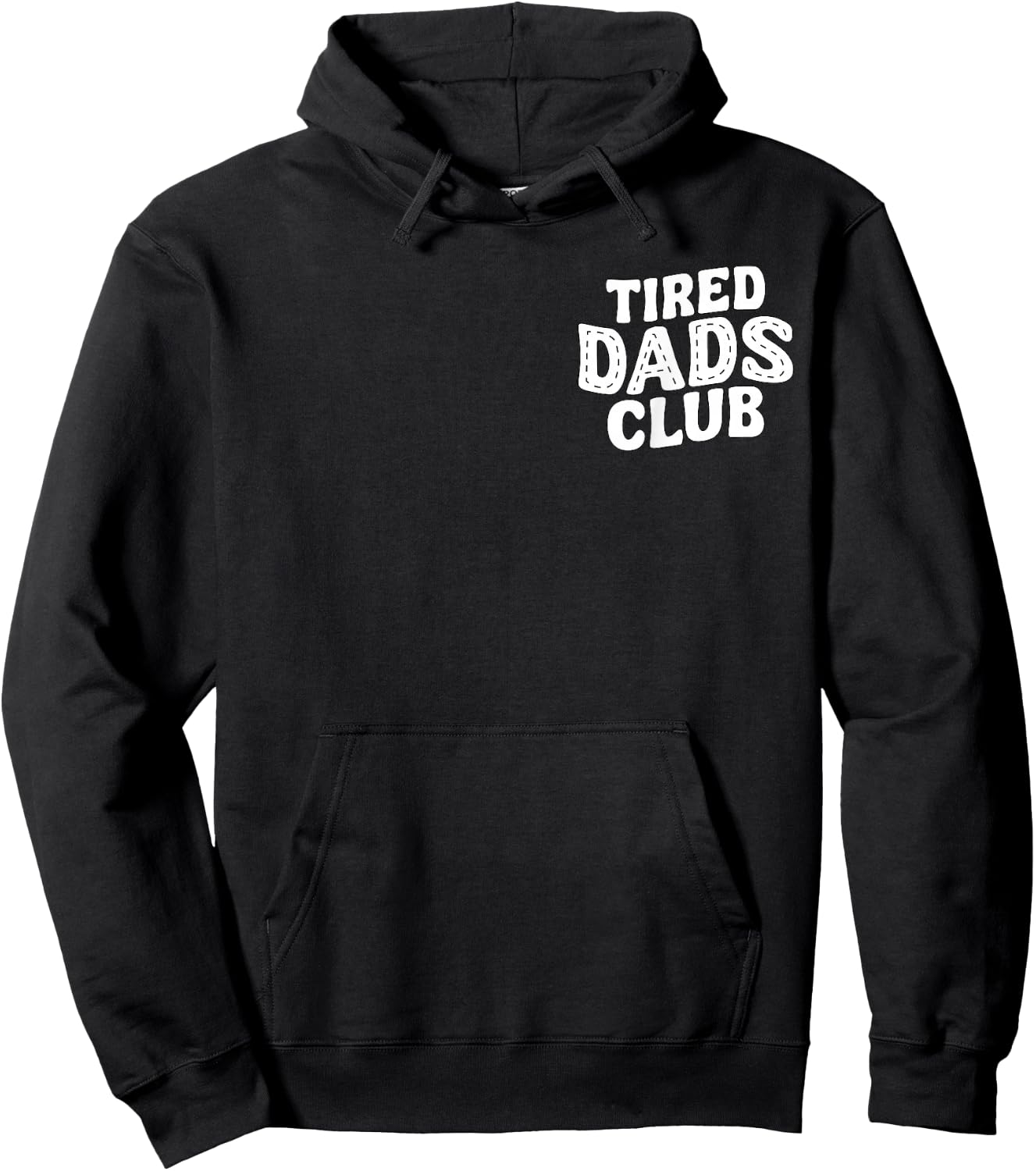 Fathers Day Tired Dads Club Funny Race Track On Dad Hoodie - Hoodie | Black