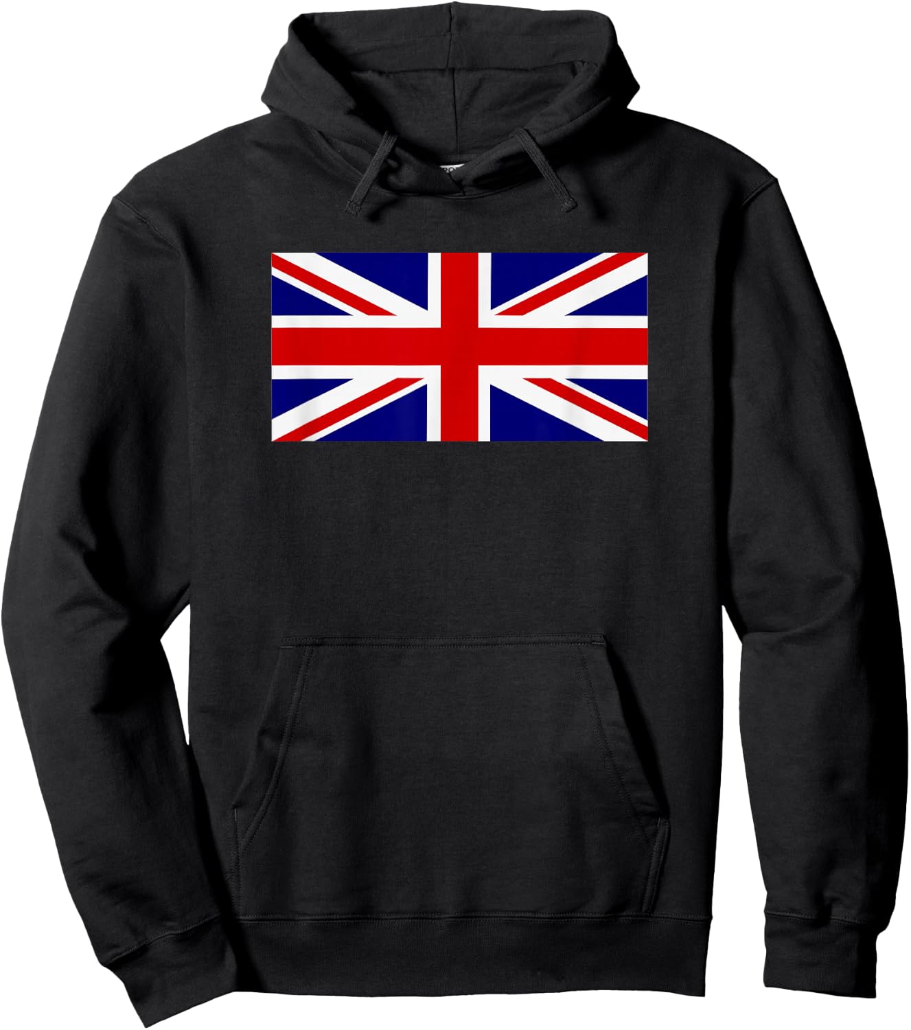 Union Jack Flag Hoodie - Hoodie | Black