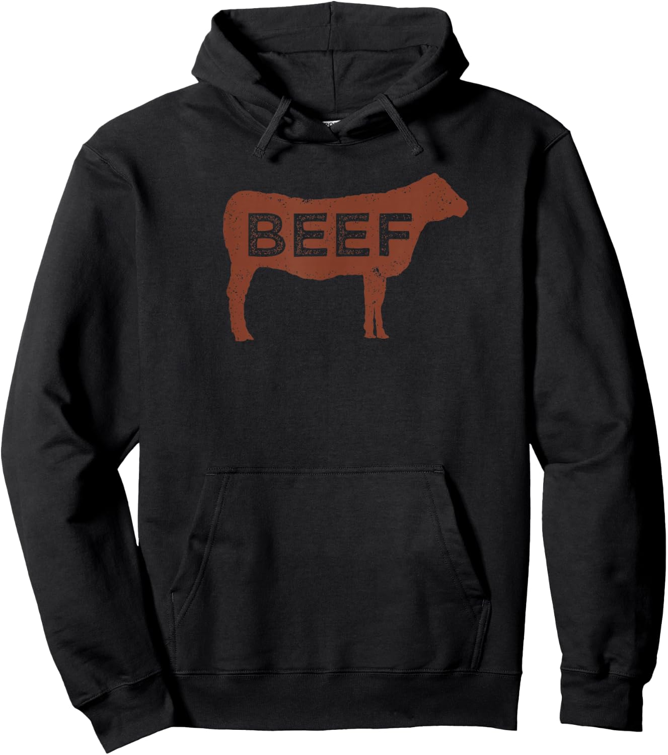Beef T Shirt, Beef Cattle Shirt Hoodie - Hoodie | Black