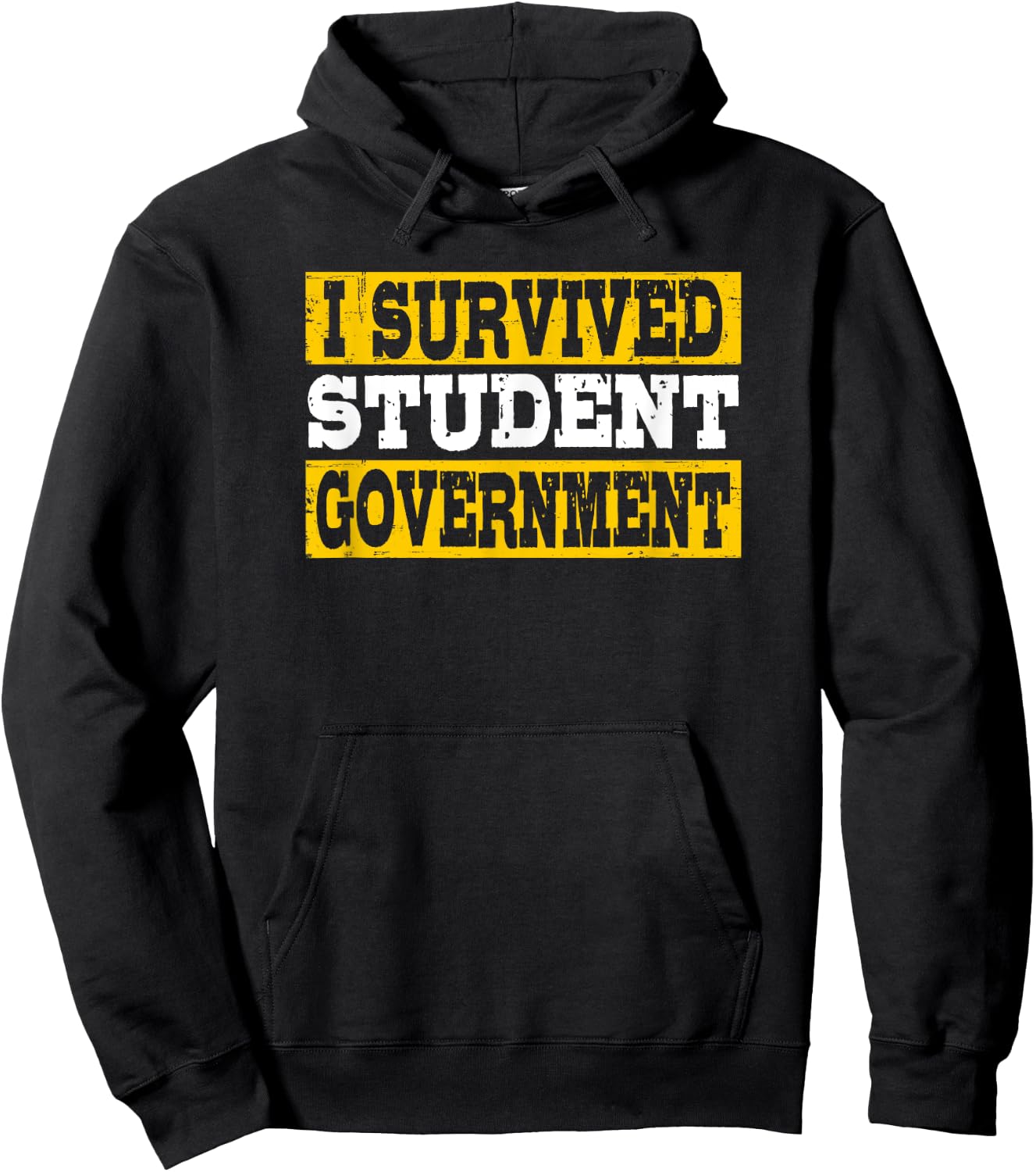I Survived Student Government Hoodie - Hoodie | Black