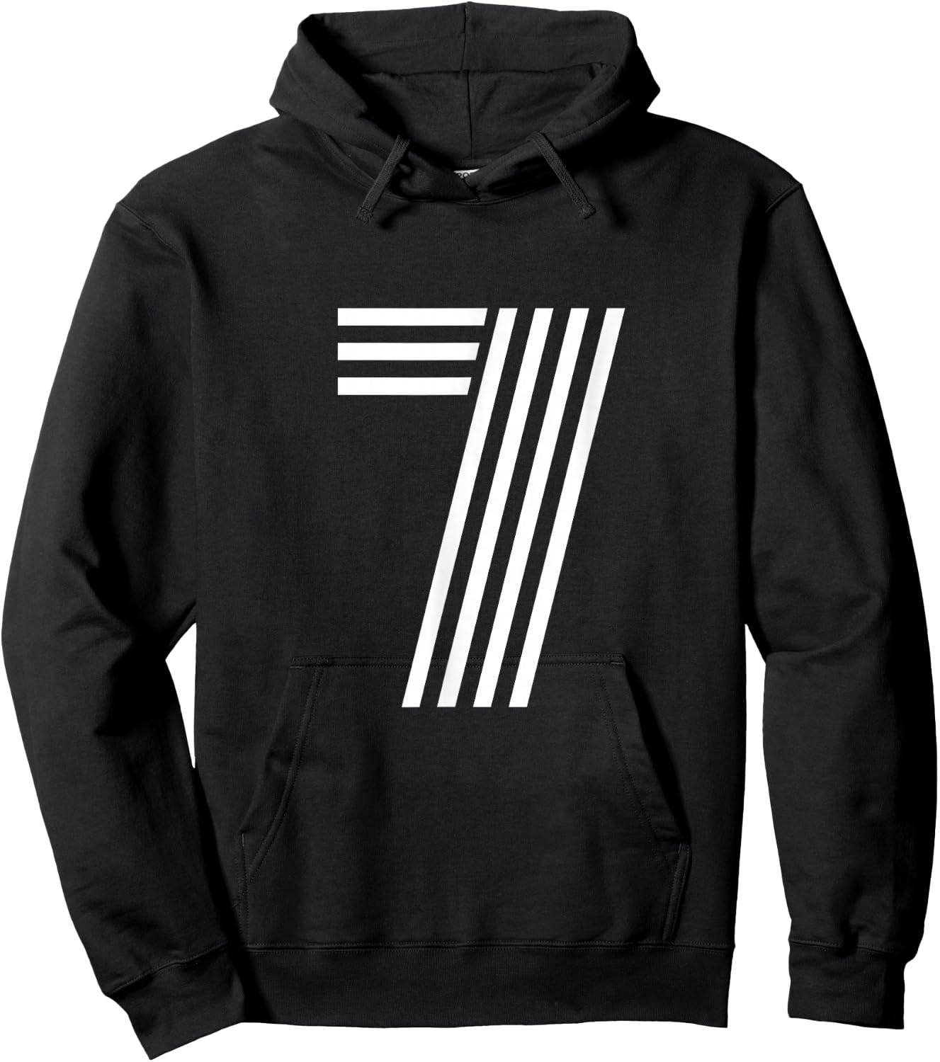 Number 7 - Lucky Number Seven Hoodie - Hoodie | Black