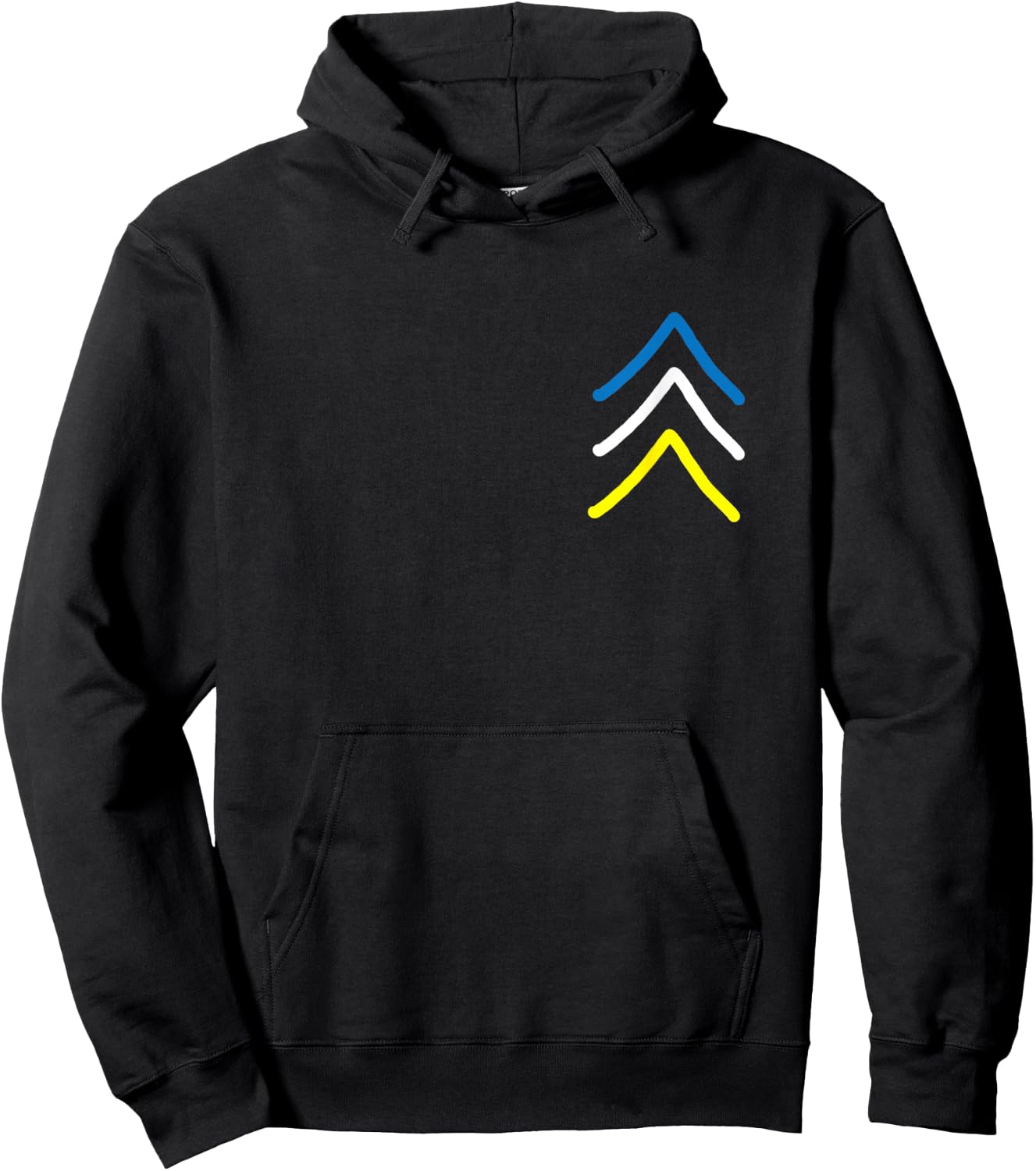 Trisomy 21 Down Syndrome Three Chromosome Arrows Hoodie - Hoodie | Black
