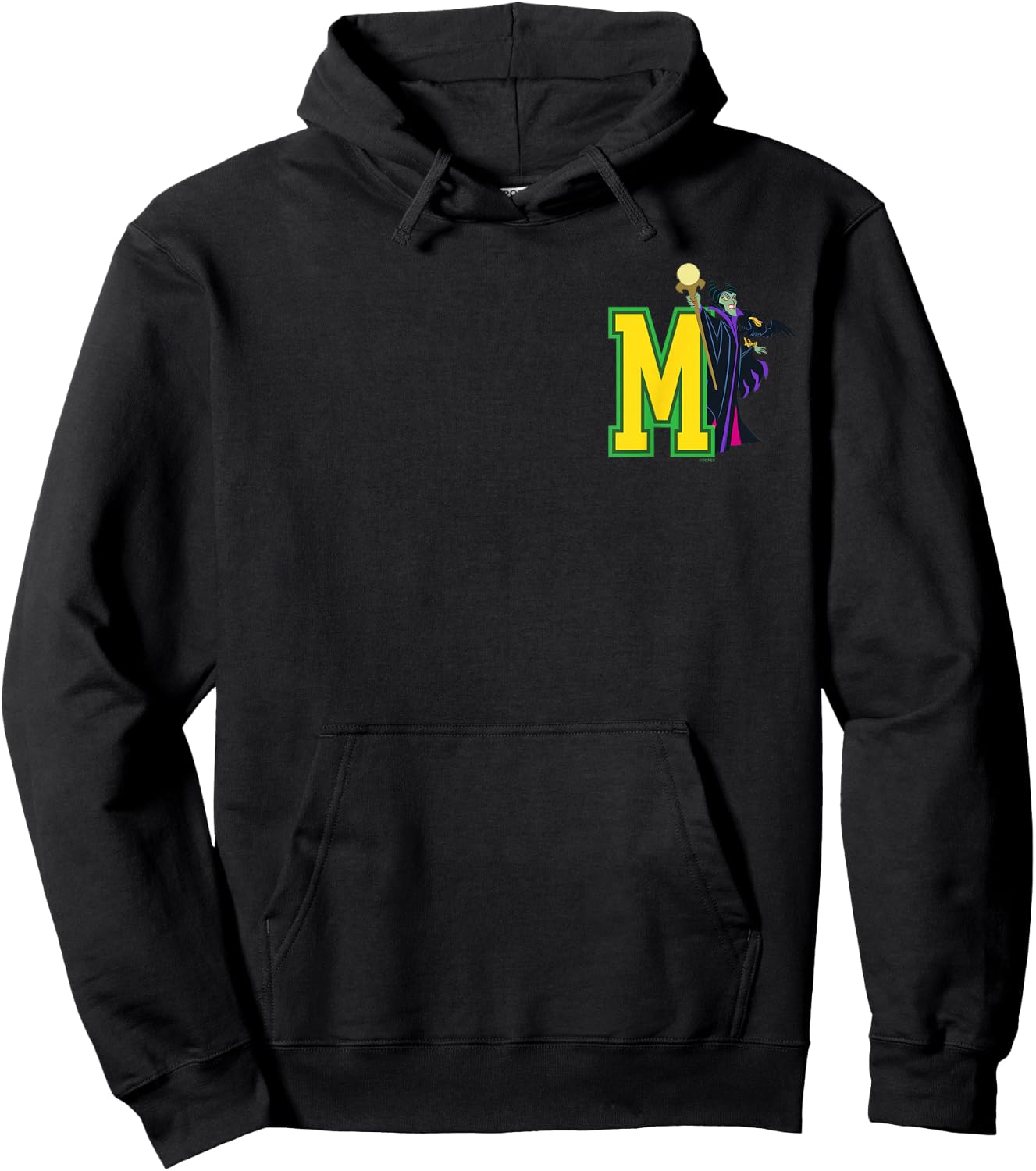 Disney Maleficent Dragons 00 Collegiate Sports Team 2-Sided Hoodie - Hoodie | Black