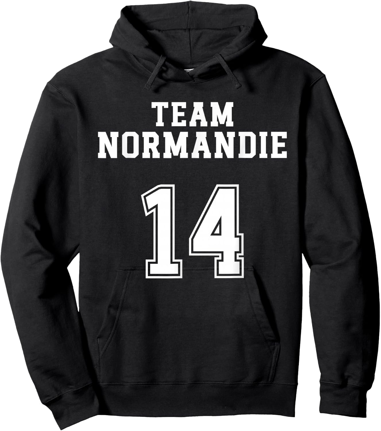 Normandy Humour Norman Team Normandy Calvados Region , Black, S Hoodie - Hoodie | Black