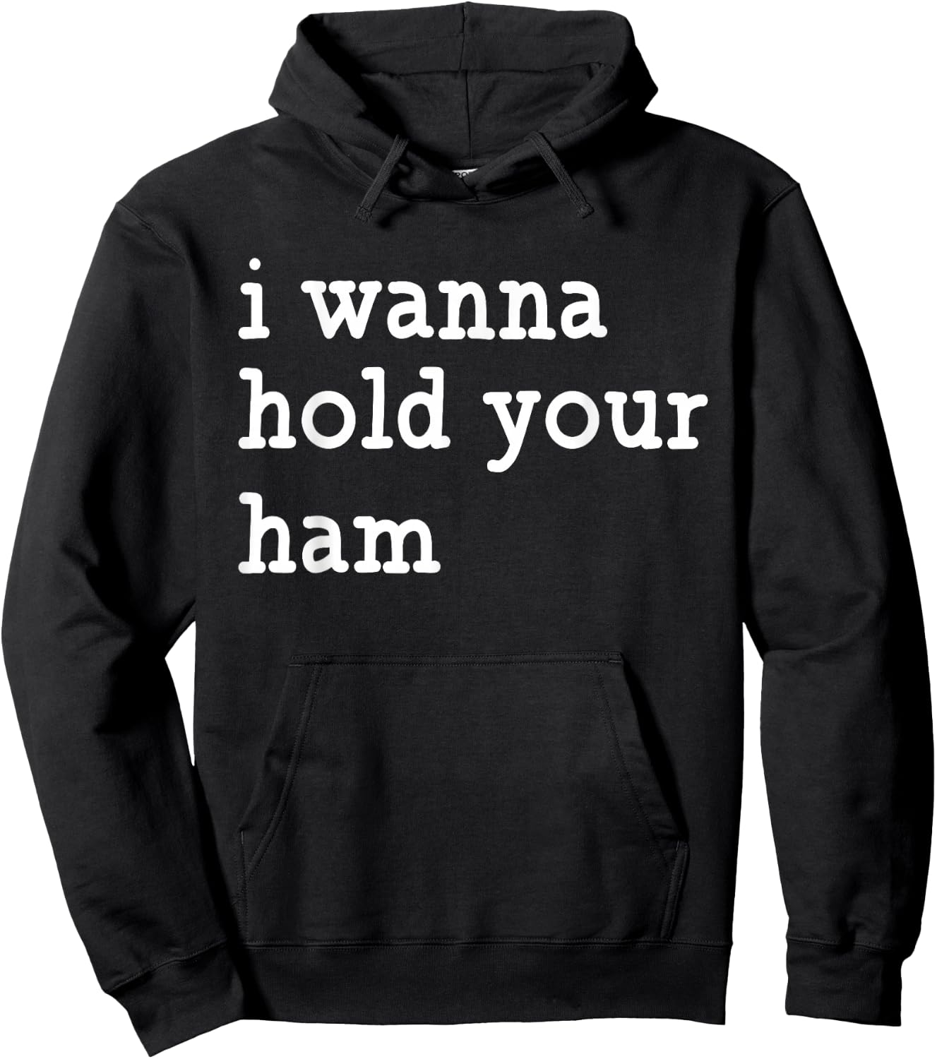 I Wanna Hold Your Ham, Funny Group Thanksgiving Hoodie - Hoodie | Black