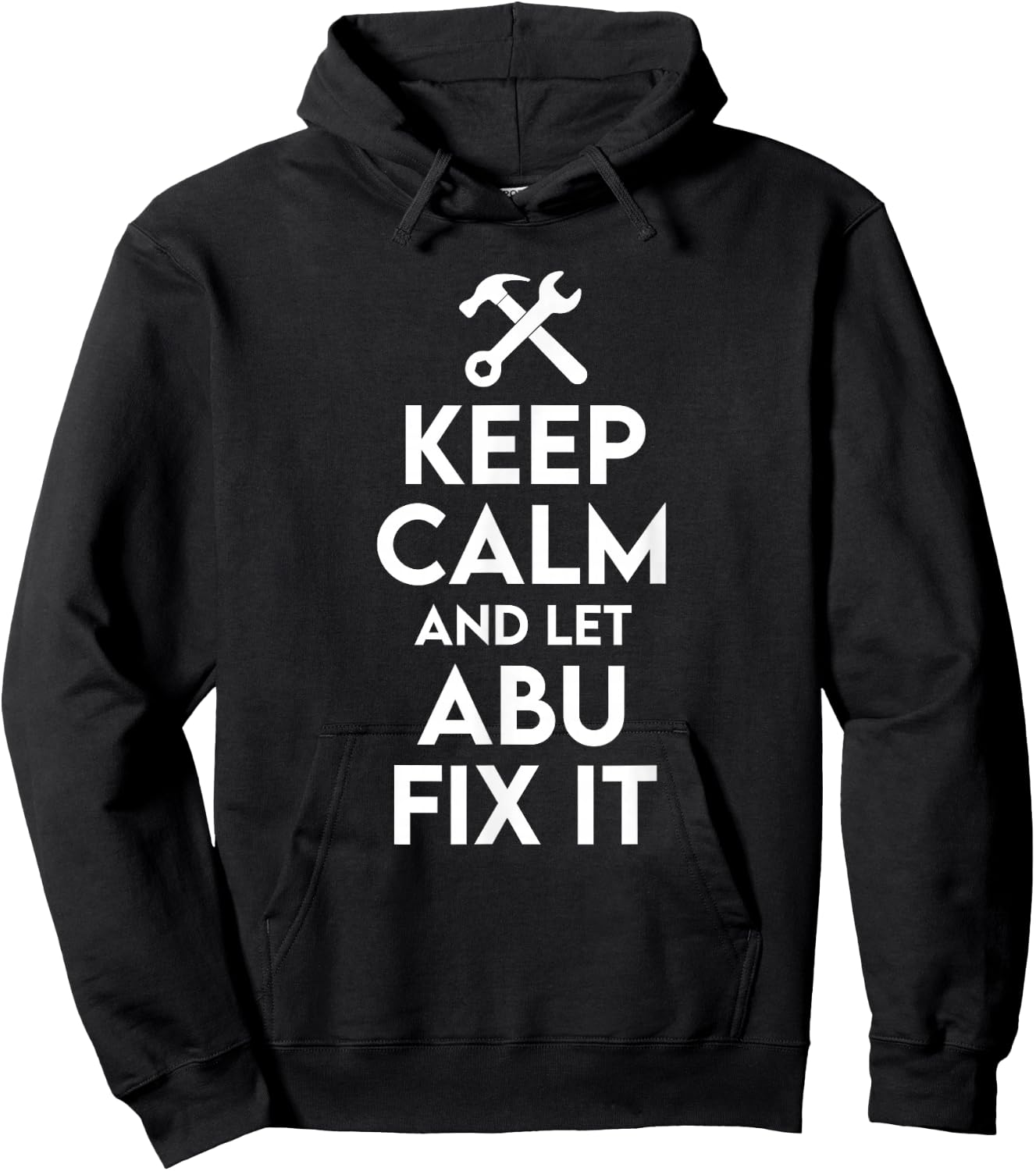 Abu Handyman Birthday Name Personalized Abu Mechanic Hoodie - Hoodie | Black