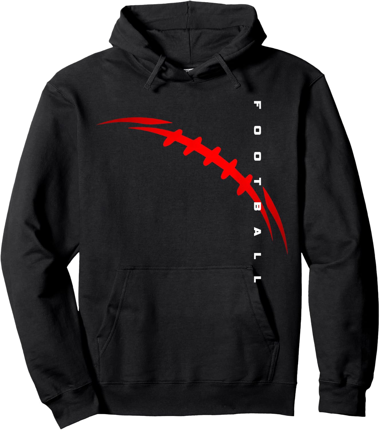 Football Hoodie - Hoodie | Black
