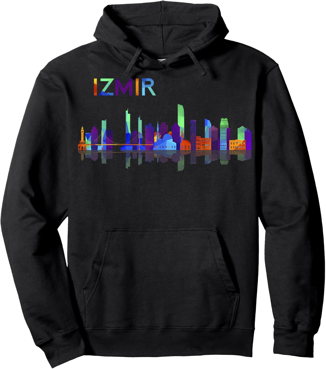 Travel Europe Asia Izmir Turkey Turkish Family Vacation Hoodie - Hoodie | Black