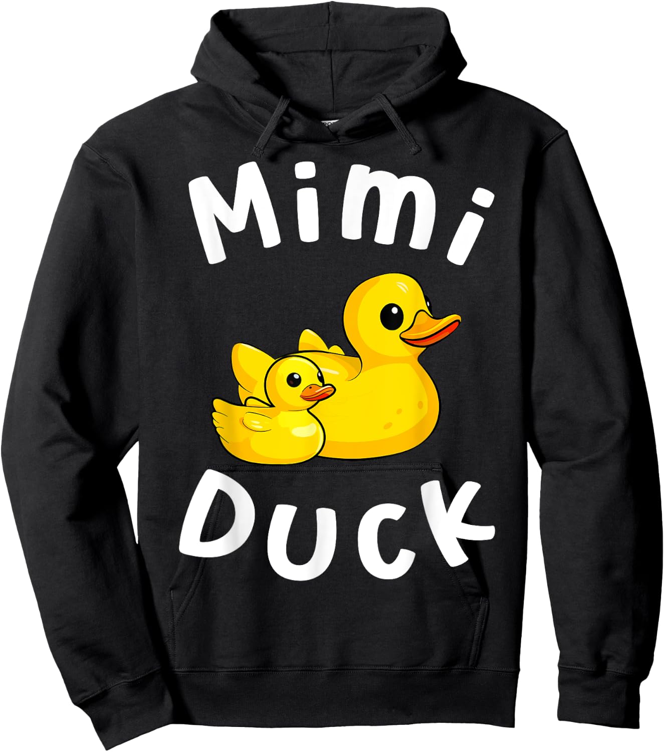 Mimi Duck Birthday Rubber Duck Kids Family Matching Hoodie - Hoodie | Black