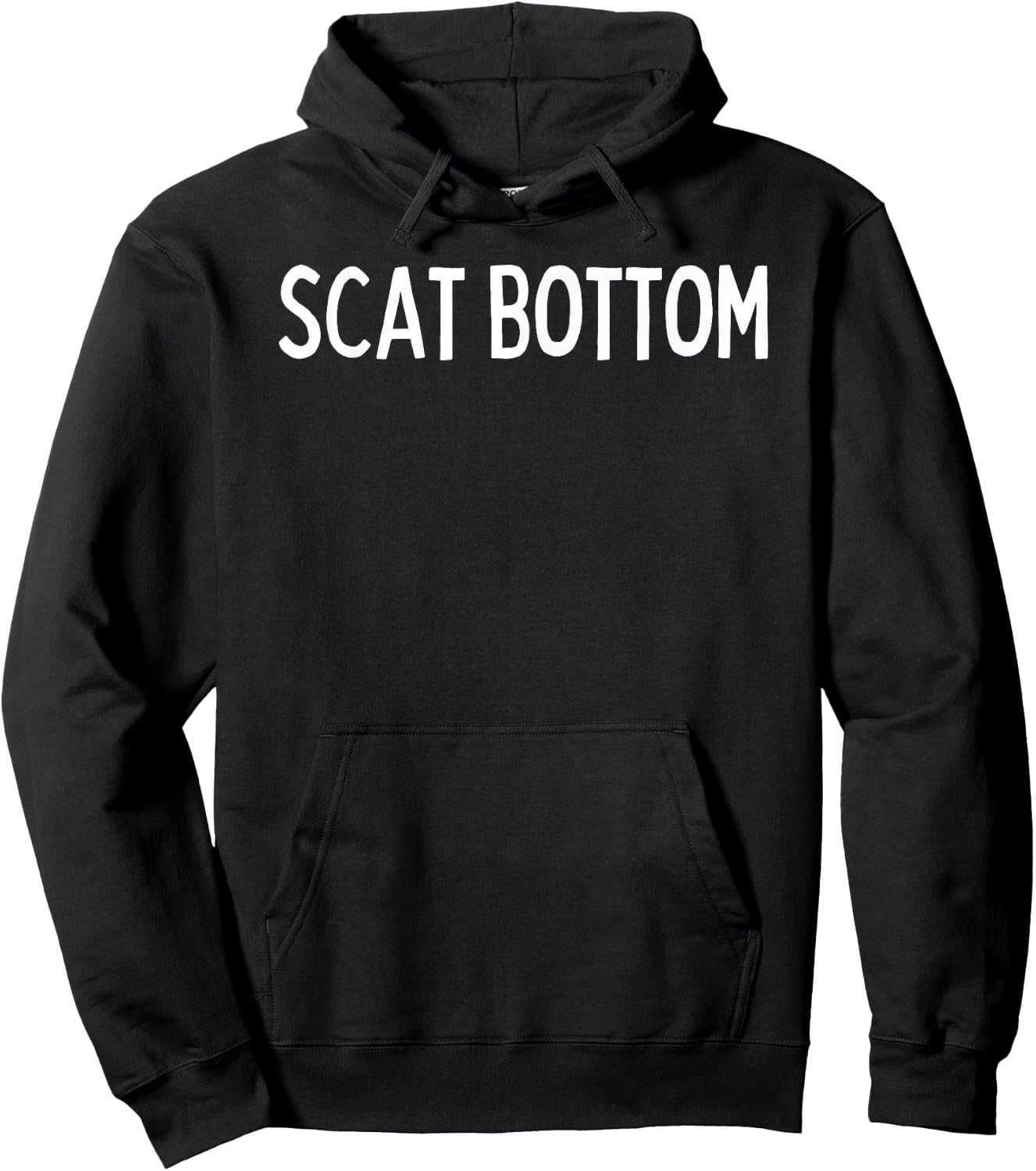 Scat Bottom Hoodie - Hoodie | Black