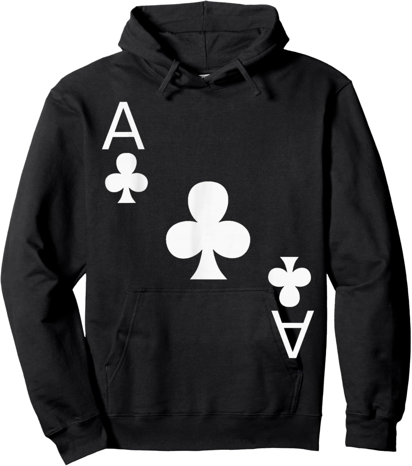 Ace of Clubs Hoodie - Hoodie | Black