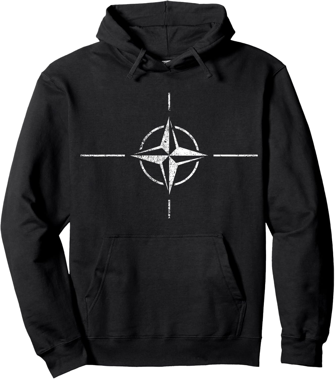 Nato Flagge Trend Vintage Design Hoodie - Hoodie | Black