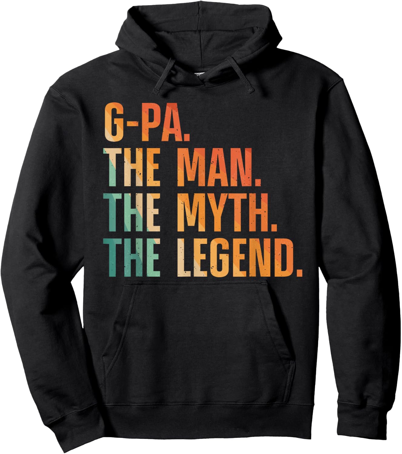G-Pa Design For Grandpa Grandfather From Grandkids G-Pa Hoodie - Hoodie | Black