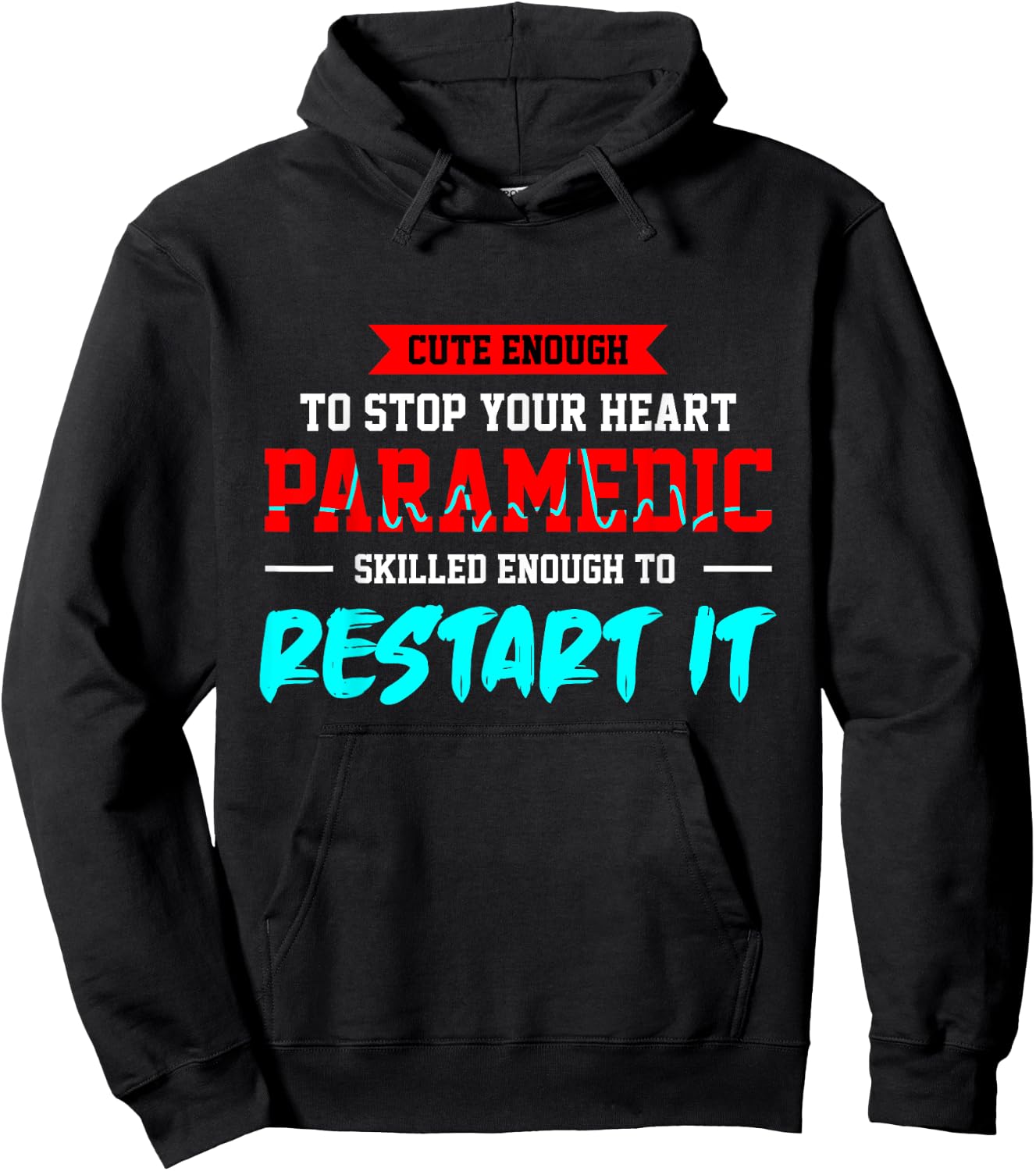 Paramedic Emergency Paramedic Paramedic Doctor Gift Hoodie - Hoodie | Black