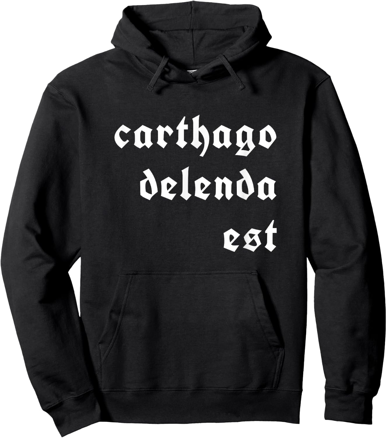 Histoire Carthage doit être détruite carthago delenda est Hoodie - Hoodie | Black
