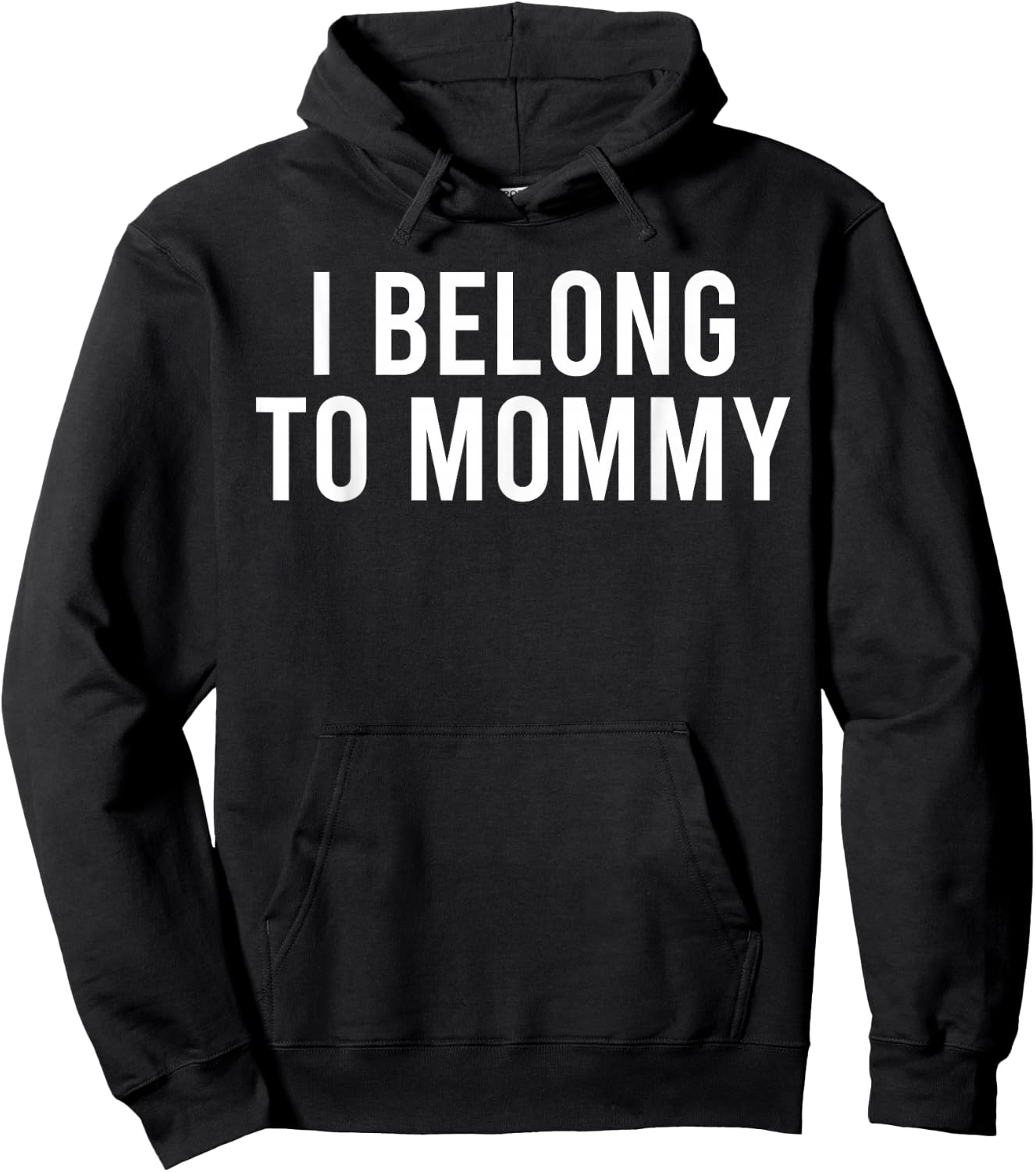 Ich gehöre zu Mama Süßer Muttertag Mama Mama Spruch Hoodie - Hoodie | Black