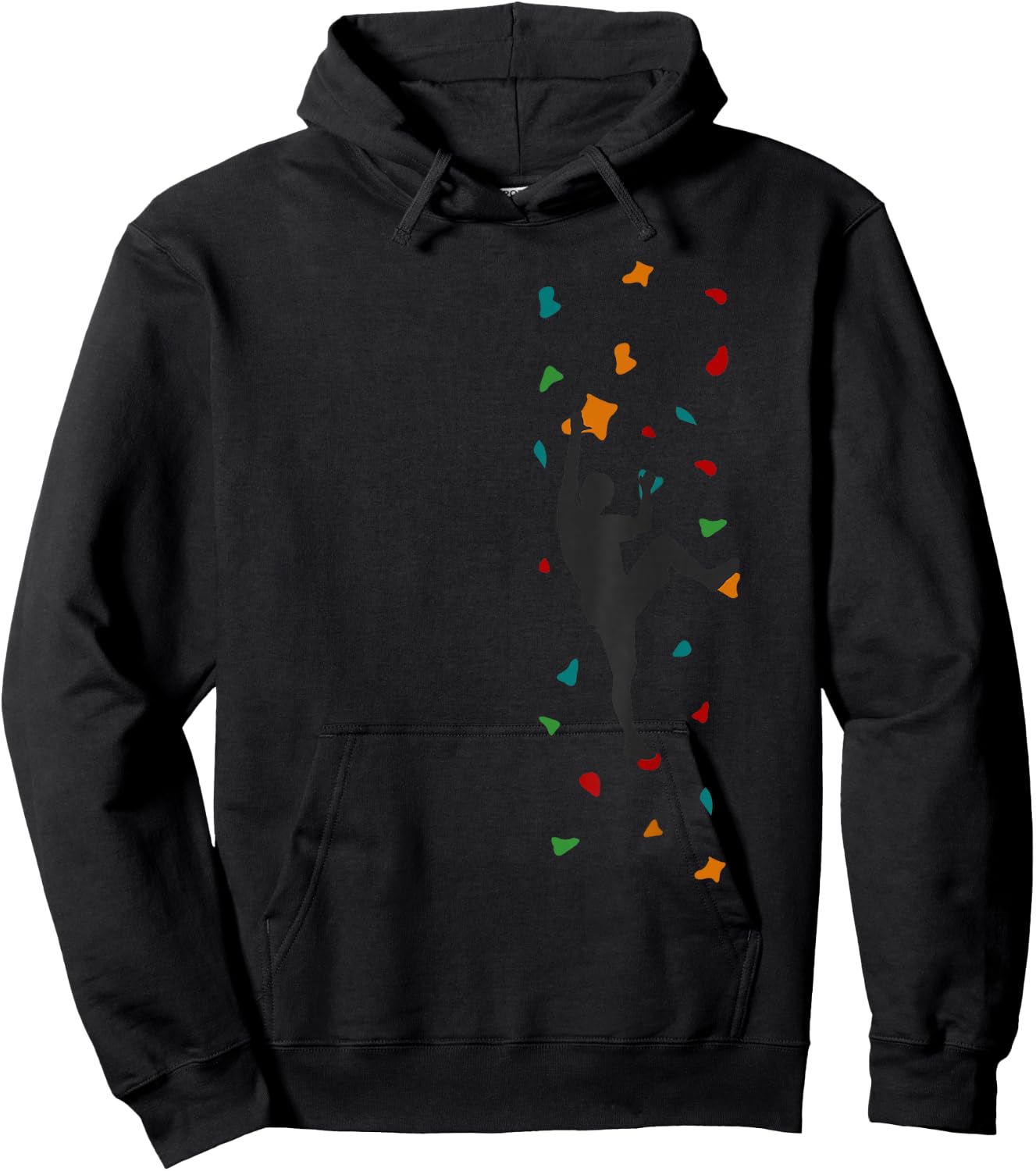 Klettern Bouldern Kletterer Boulderer Hoodie - Hoodie | Black