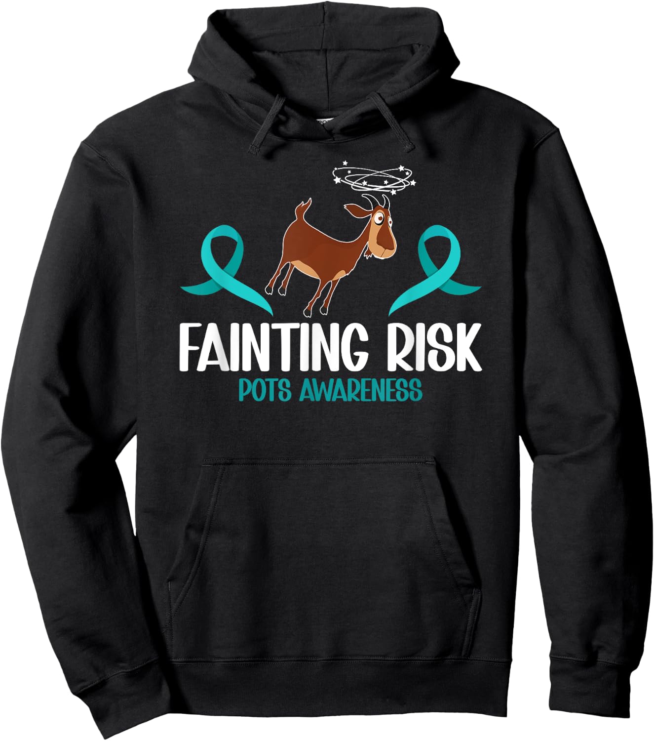 Fainting Risk POTS Awareness Day POTS Warrior POTS Fighter Hoodie - Hoodie | Black