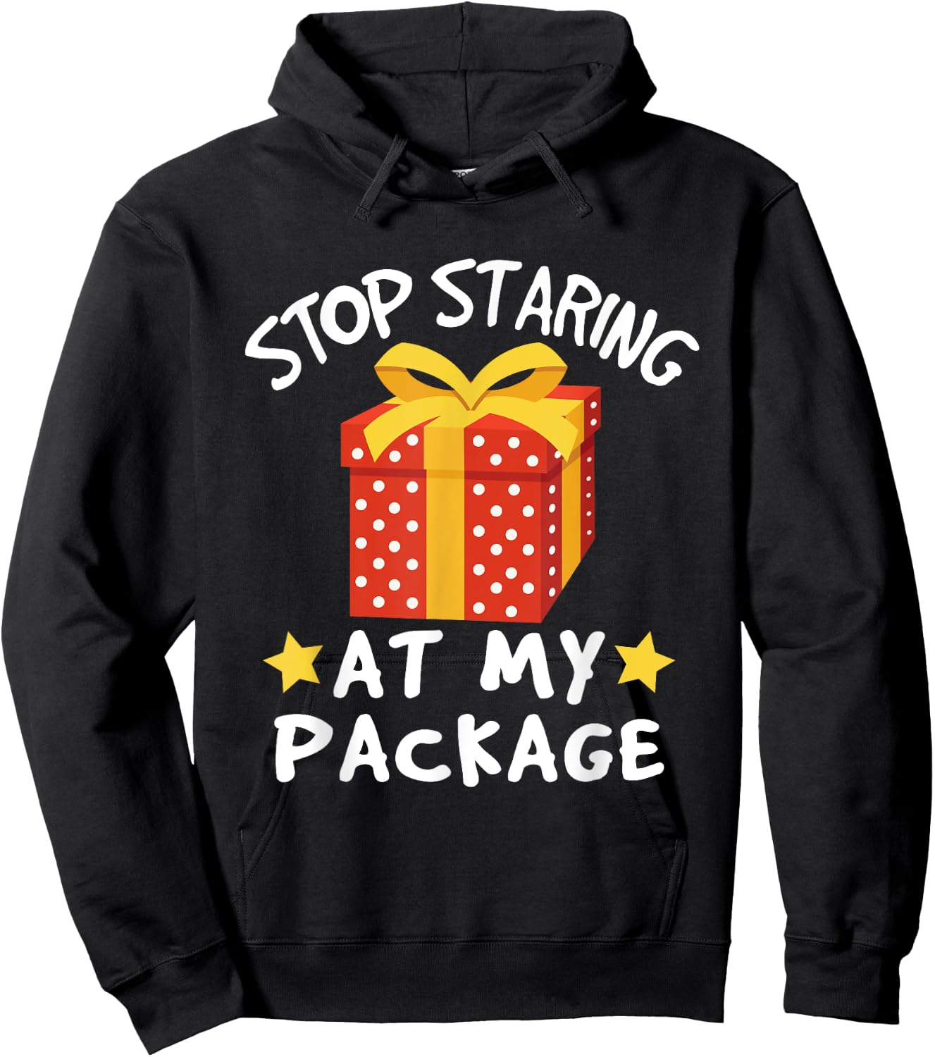 Funny Christmas Adult Humor Pun Shirt White Elephant Gift Hoodie - Hoodie | Black