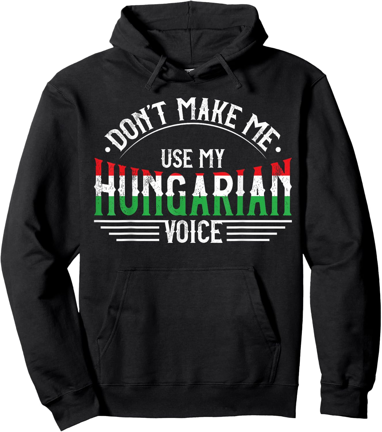 Hungarian Roots Funny Hungary Heritage Apparel Men Women Hoodie - Hoodie | Black