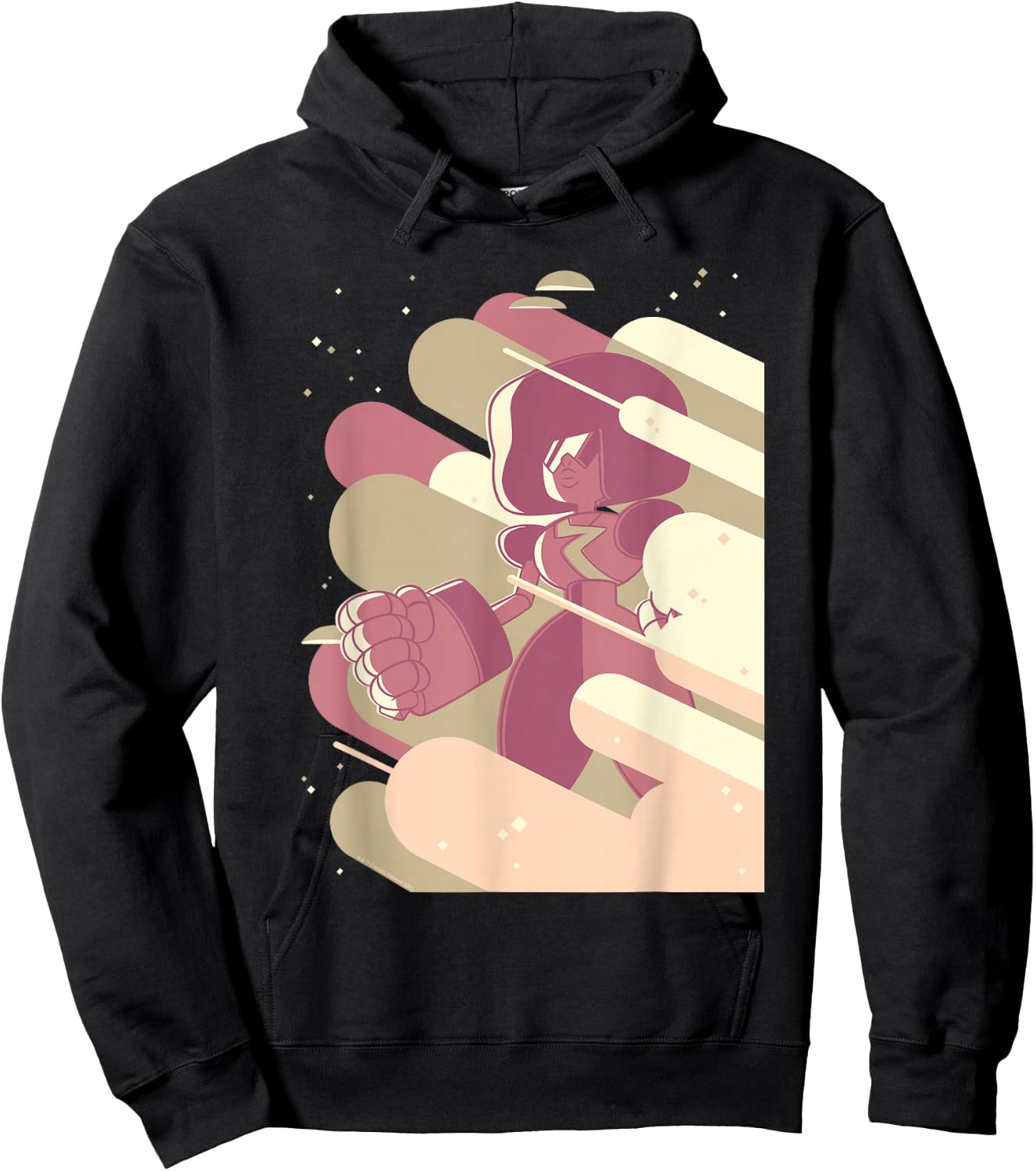 Steven Universe Garnet Clouds Hoodie - Hoodie | Black