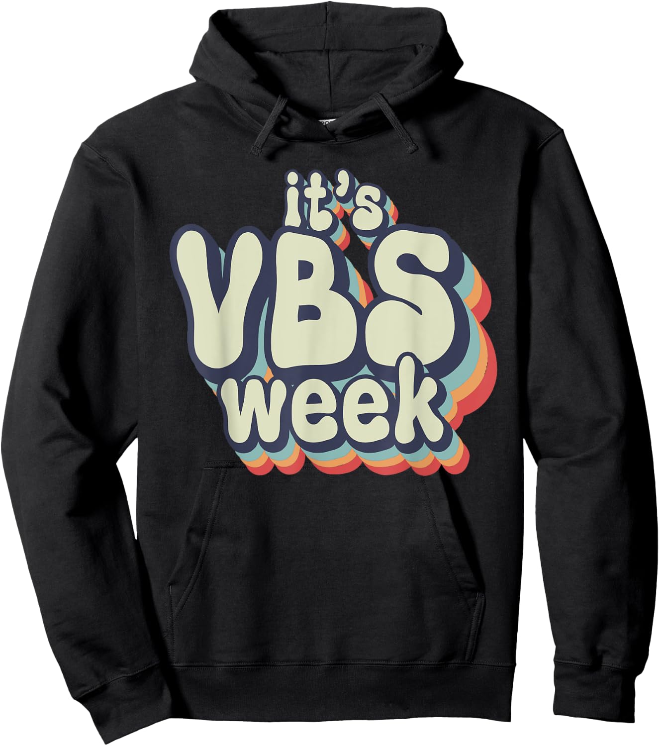Its VBS Week Bella Canvas Vacation Bible School VBS Mode Kid Hoodie - Hoodie | Black