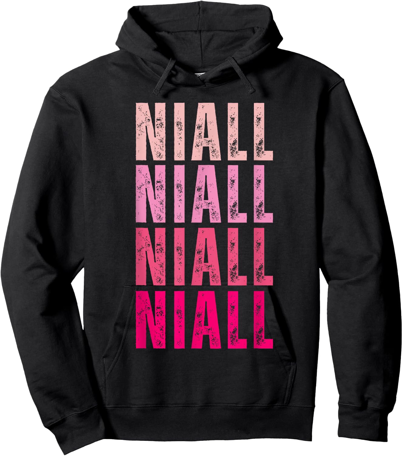 I Love Niall Vintage Personalized Name Niall Hoodie - Hoodie | Black