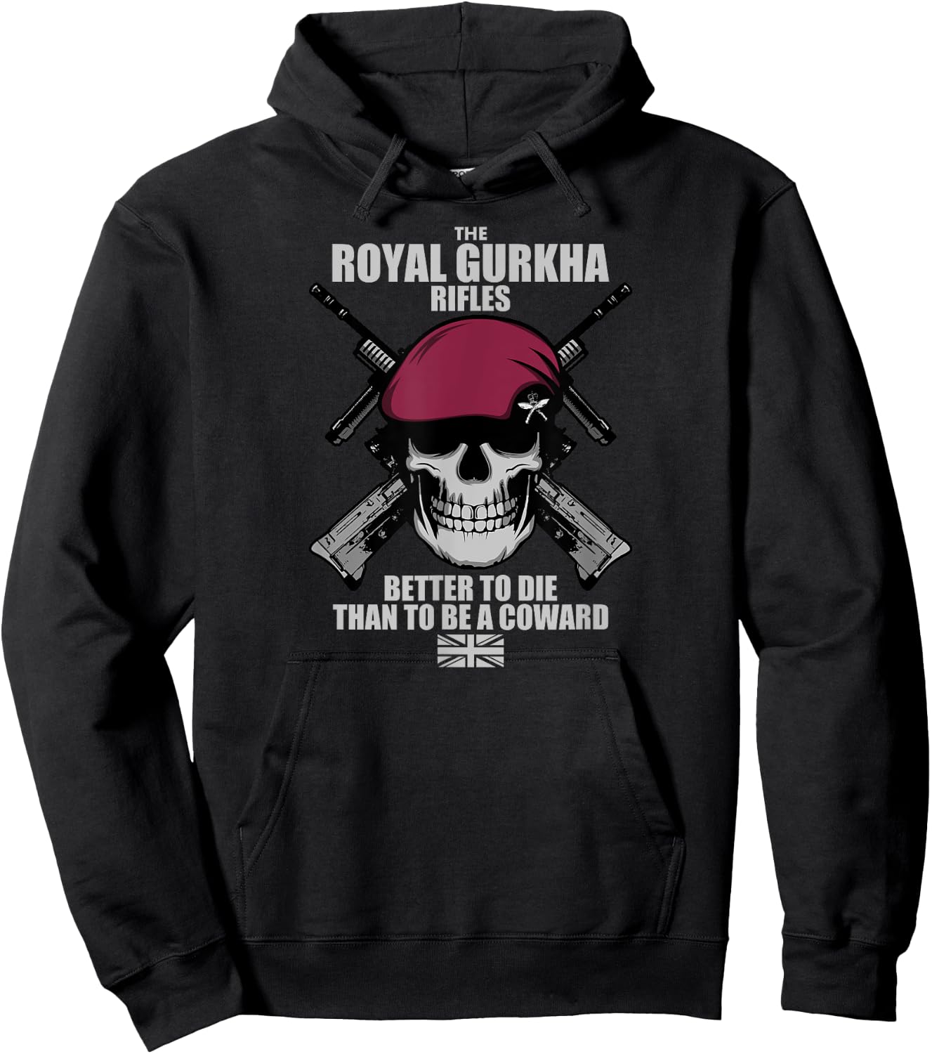 Royal Gurkha Rifles Airborne Hoodie - Hoodie | Black