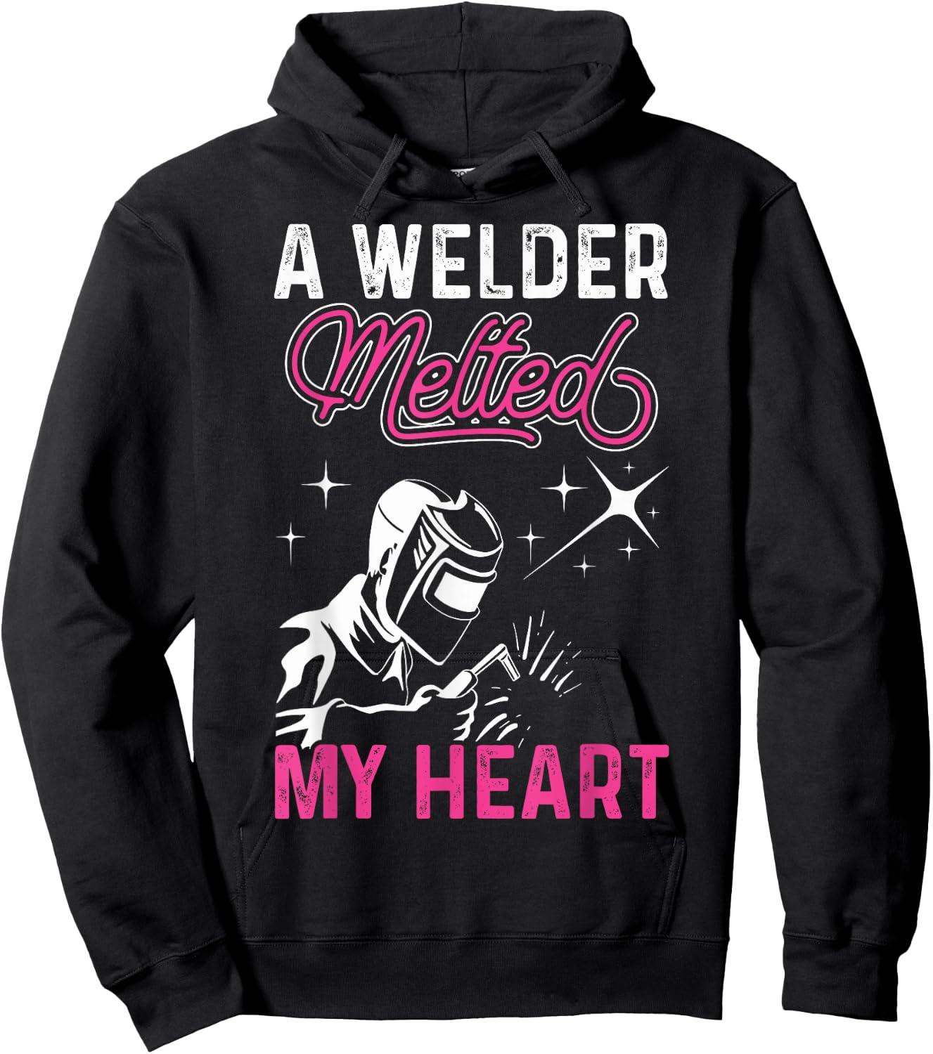 Funny Welding Design Women Weld Tool Welder Welding Hoodie - Hoodie | Black