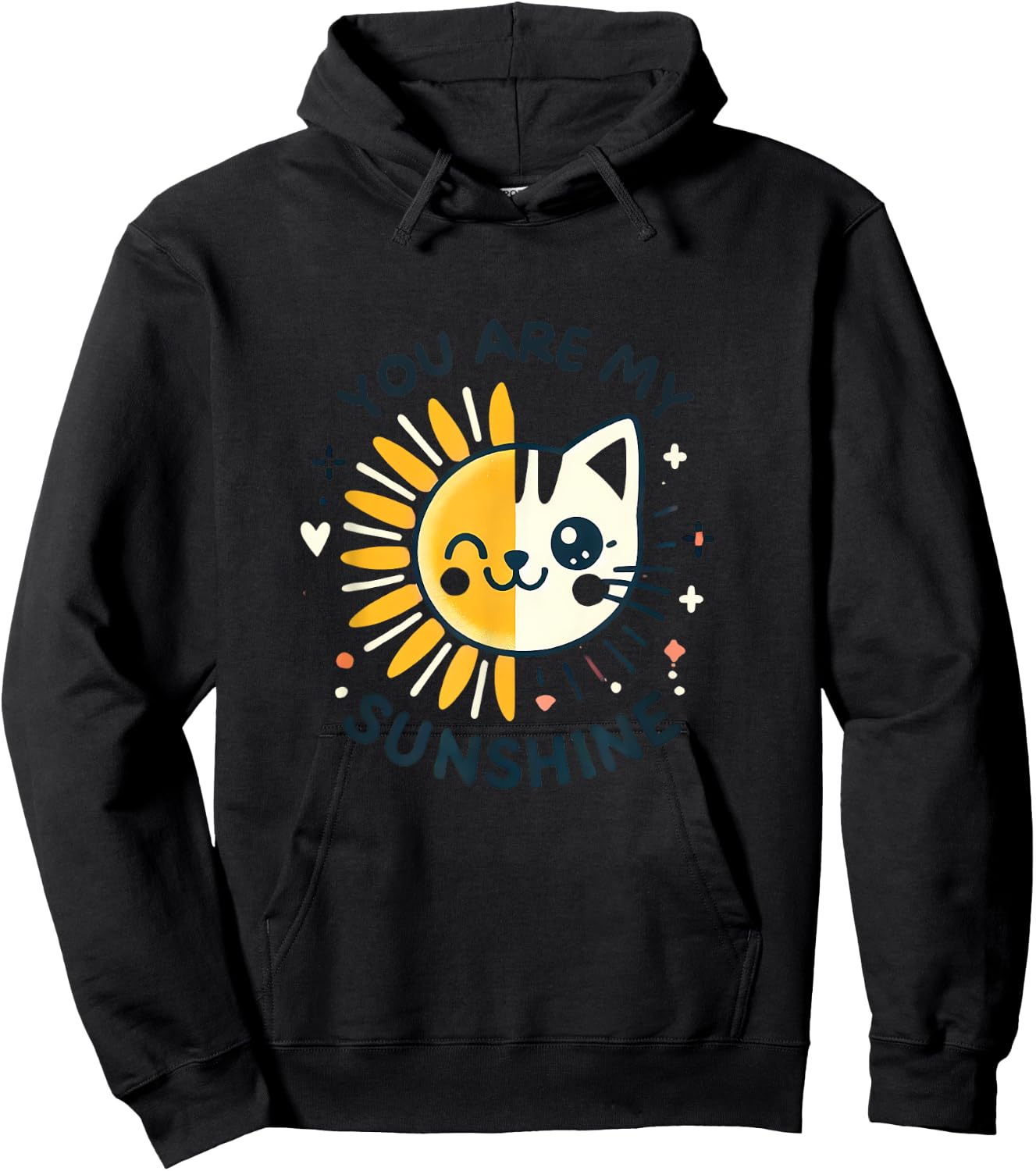 Cat, you're my sunshine Hoodie - Hoodie | Black