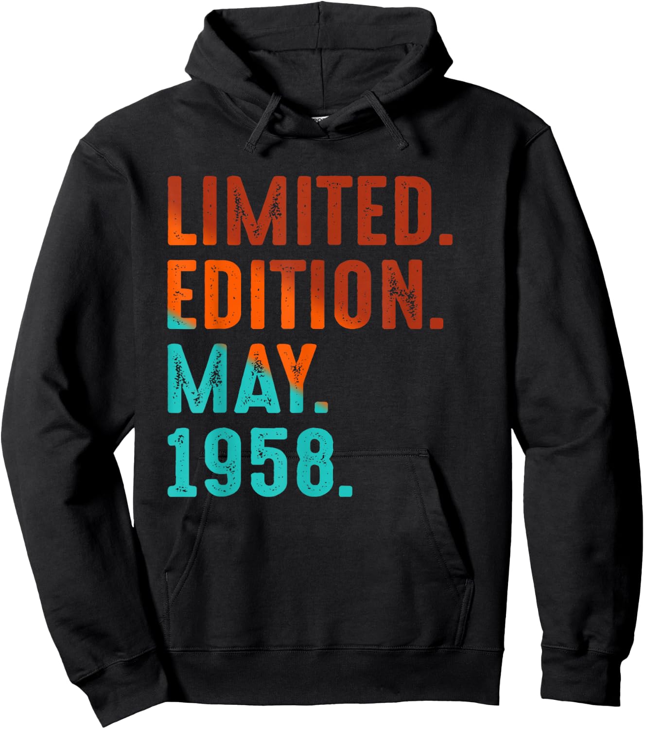 Édition limitée Mai 1958 Anniversaire Hoodie - Hoodie | Black
