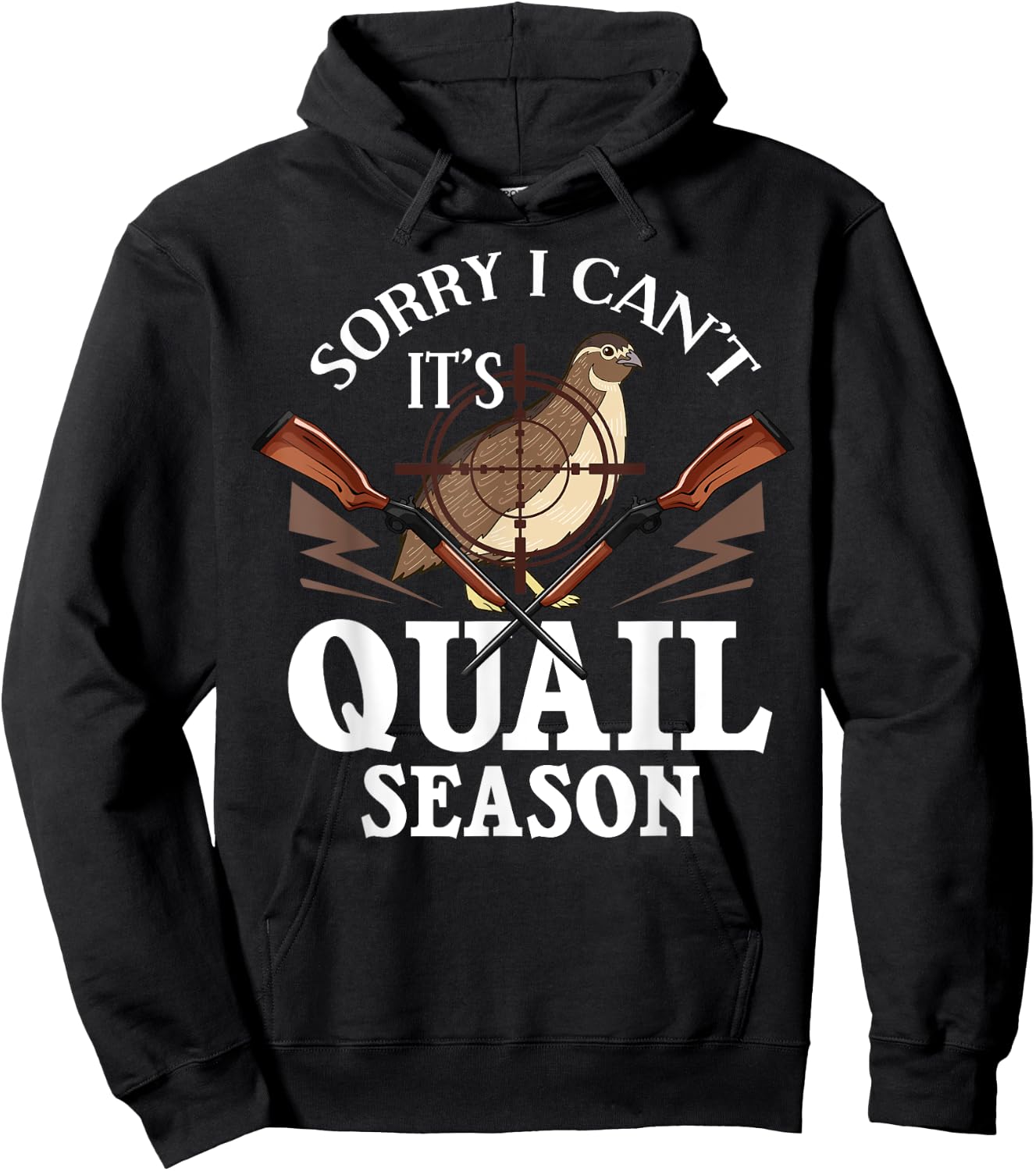 Quail Hunting Bird Hunter Season Hoodie - Hoodie | Black