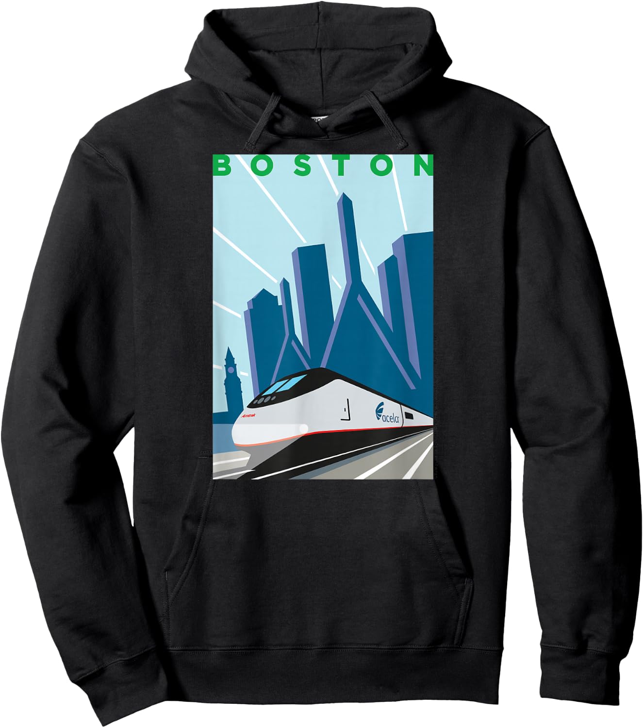 Acela (Boston) Hoodie - Hoodie | Black