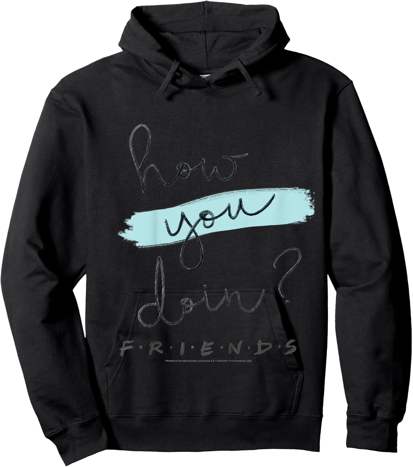 Kids Friends How You Doin Handwriting Camiseta , Black, 2 Hoodie - Hoodie | Black