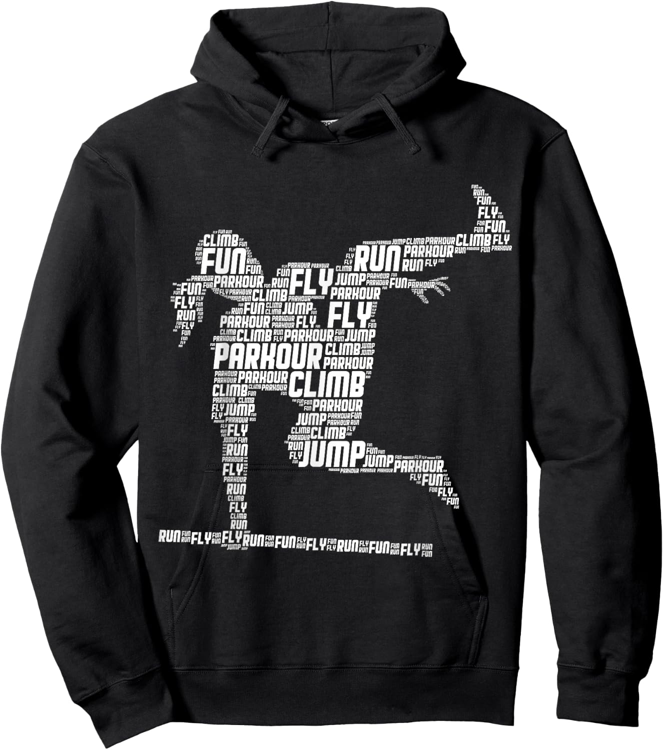 Parkour Girl Freerunner Freerunning Traceur Women Girls Hoodie - Hoodie | Black