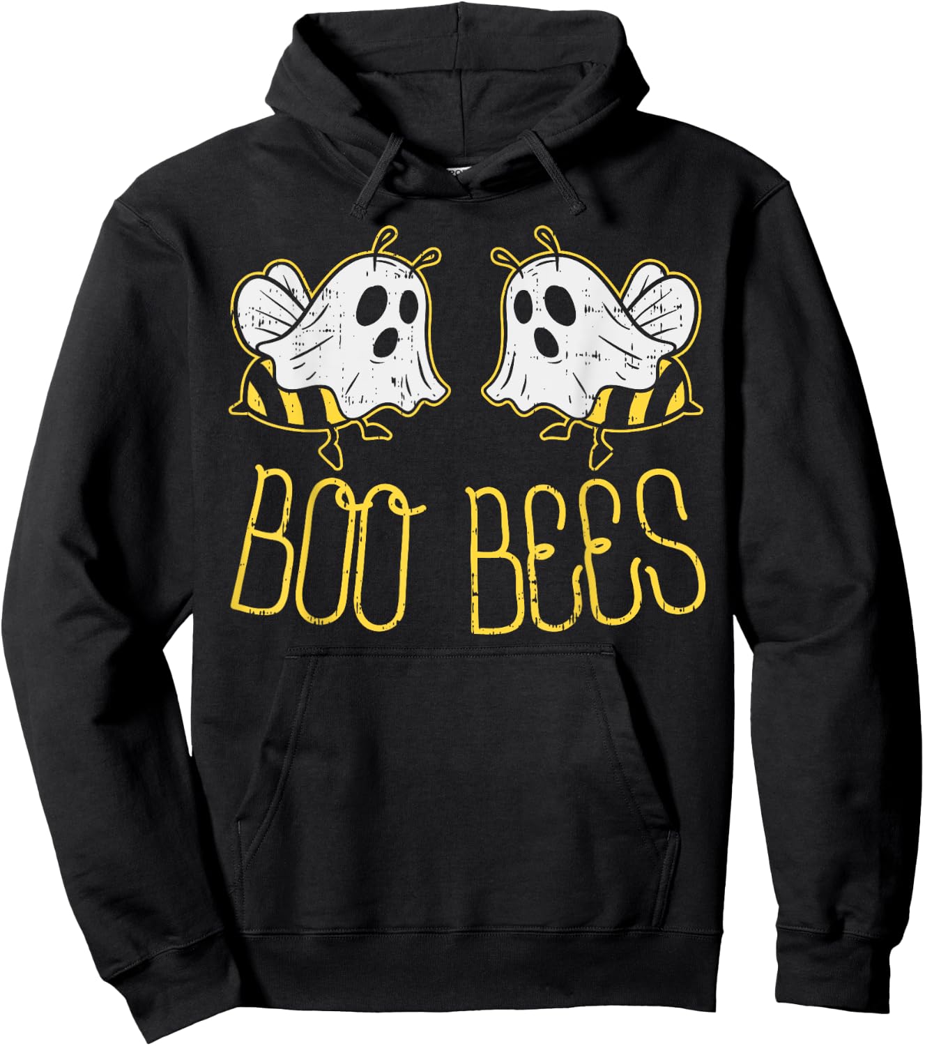 Boo Bees Funny Couples Halloween Costume For Adult Her Women Hoodie - Hoodie | Black