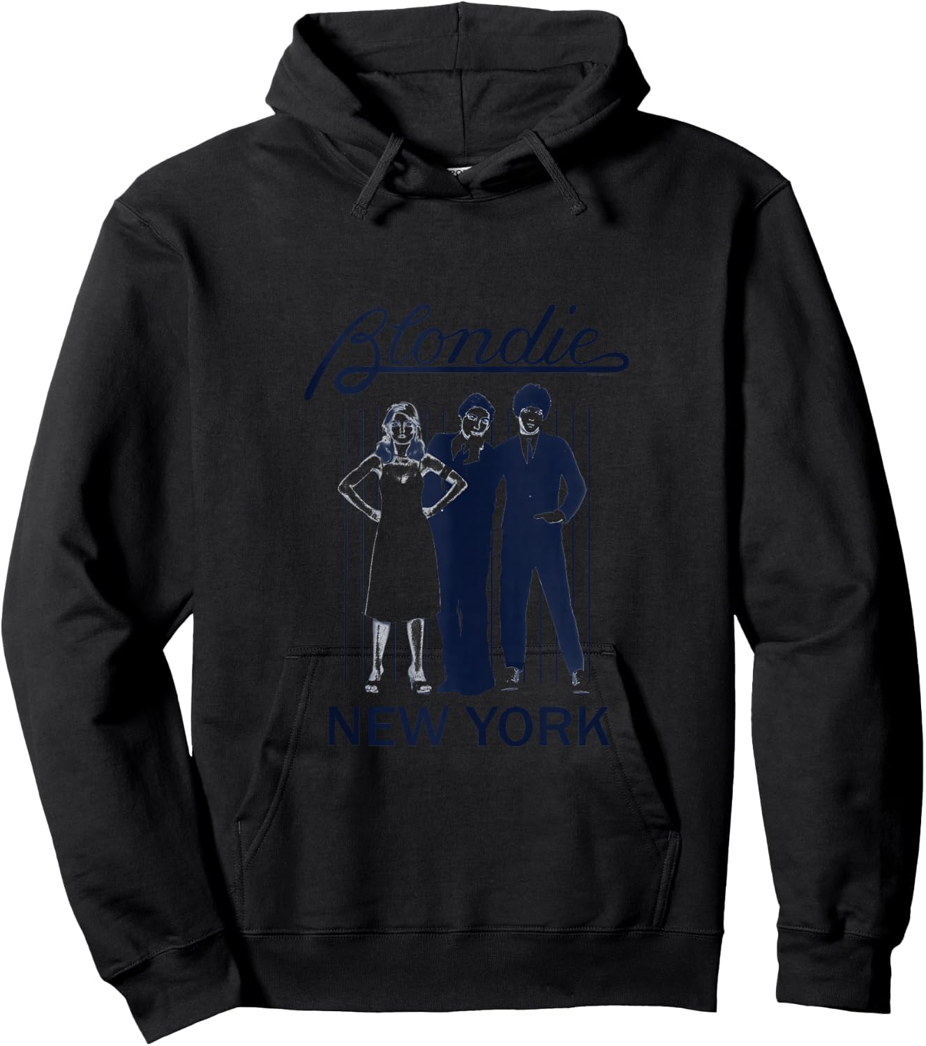 Blondie Parallel Lines Album Art New York Vintage Band Hoodie - Hoodie | Black