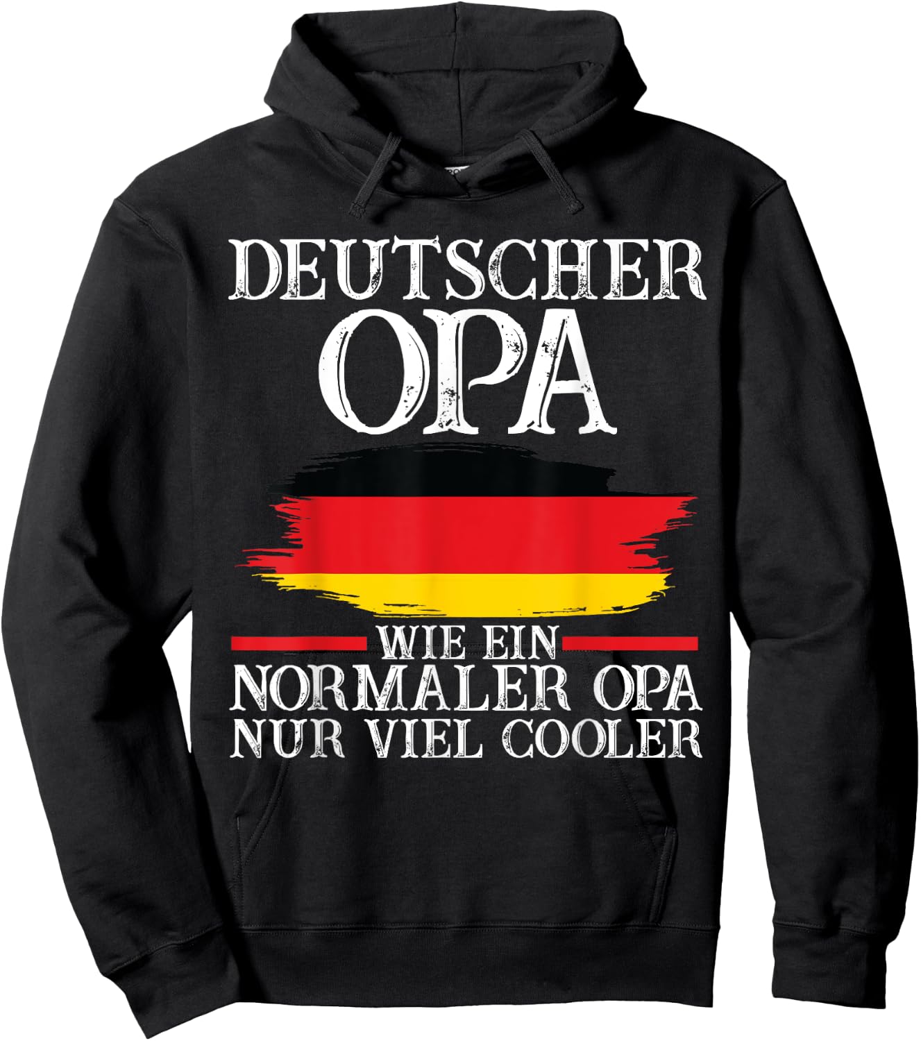 Deutscher Opa Deutscher Deutschland Hoodie - Hoodie | Black