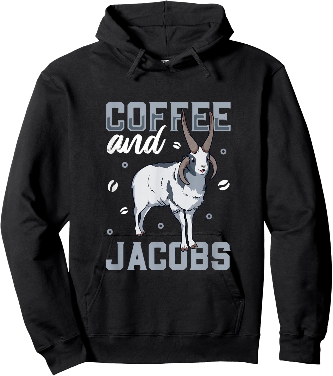 Coffee and sheep - Jacob Hoodie - Hoodie | Black