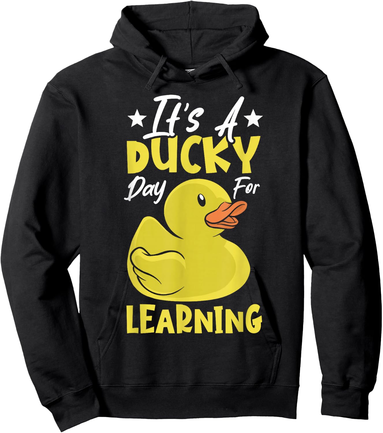 School Rubber Duckies Ducky Day Teacher Rubber Duck Hoodie - Hoodie | Black